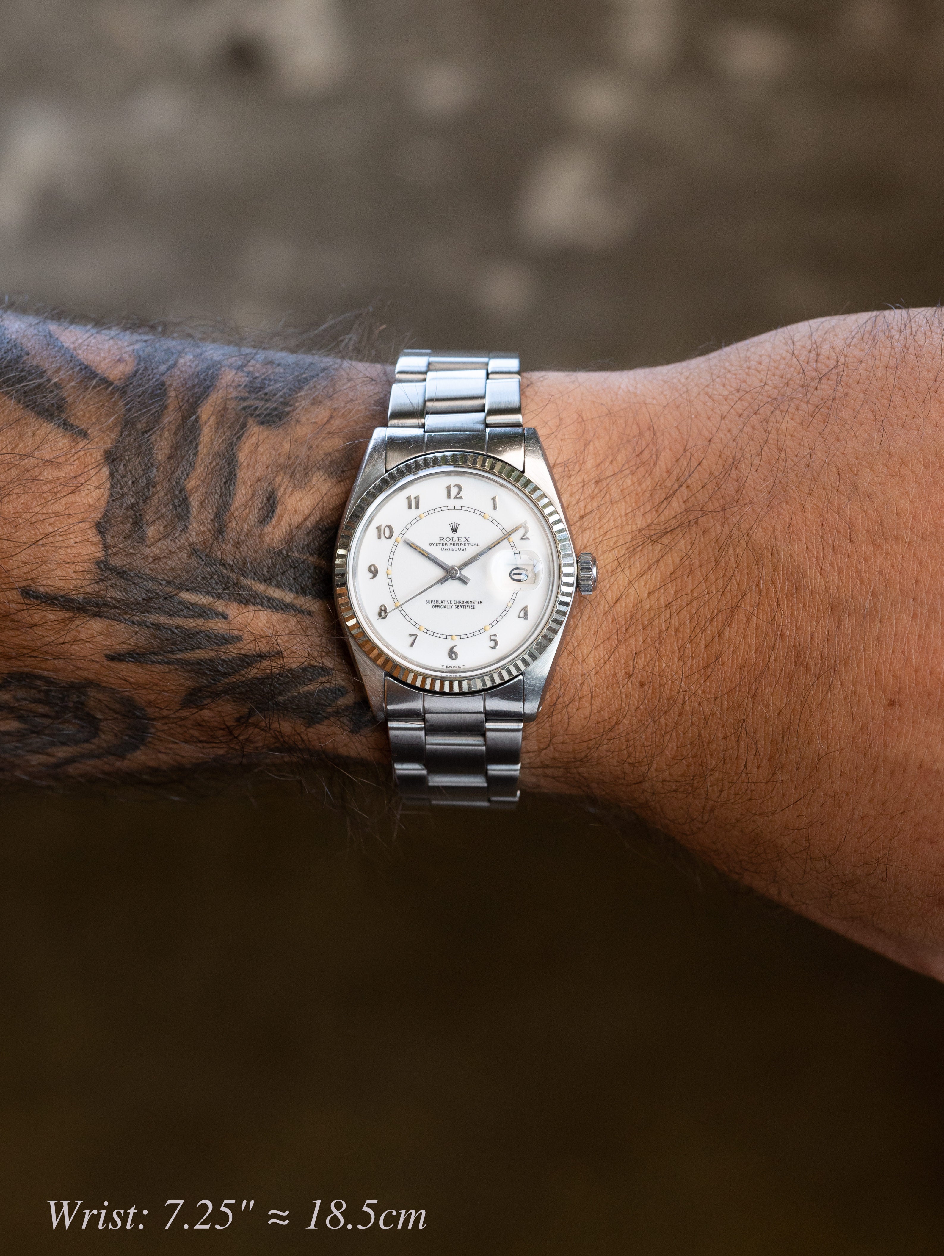 Rolex Datejust Ref. 16014 - White 'Boiler Gauge' Dial