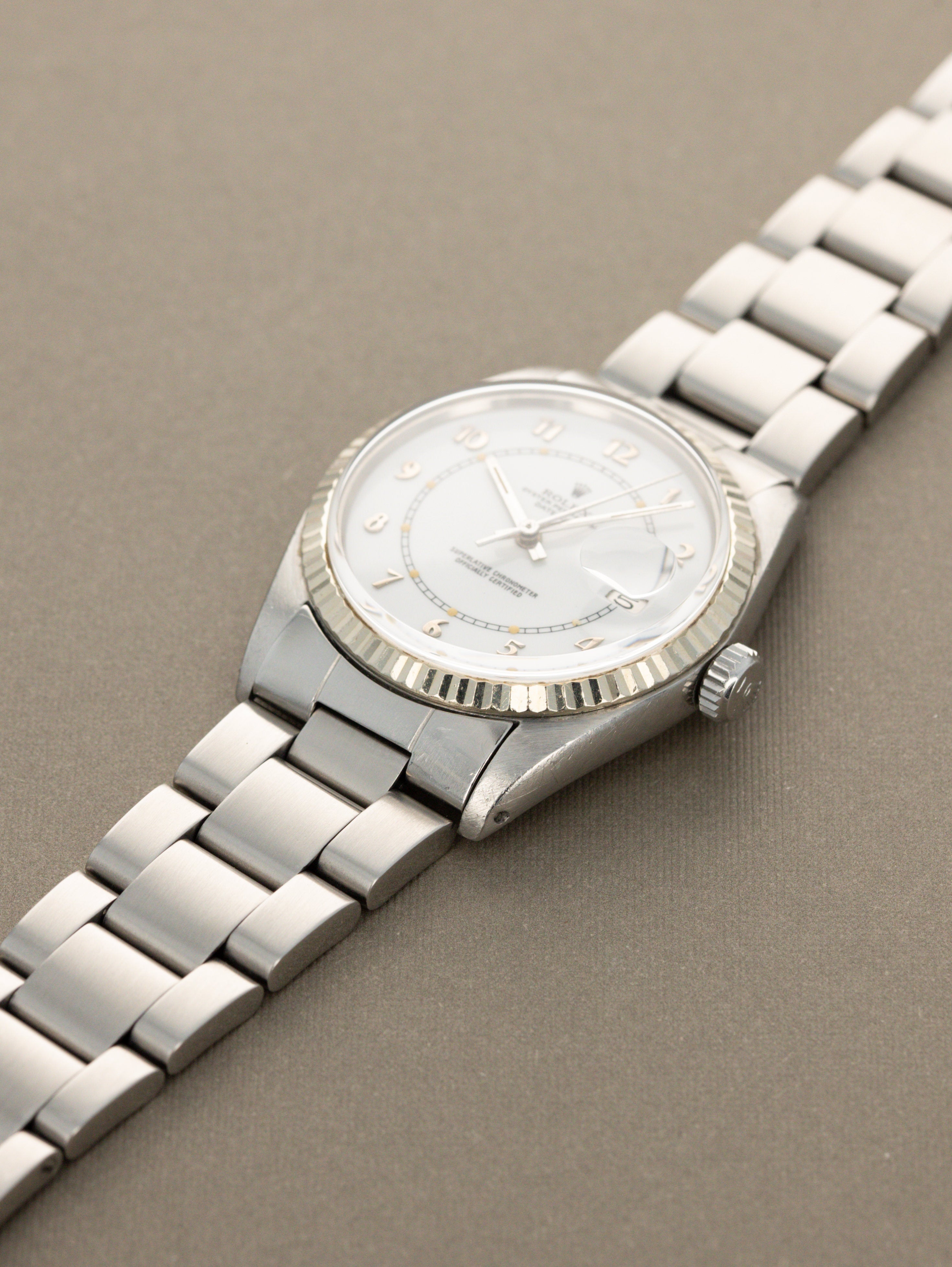 Rolex Datejust Ref. 16014 - White 'Boiler Gauge' Dial