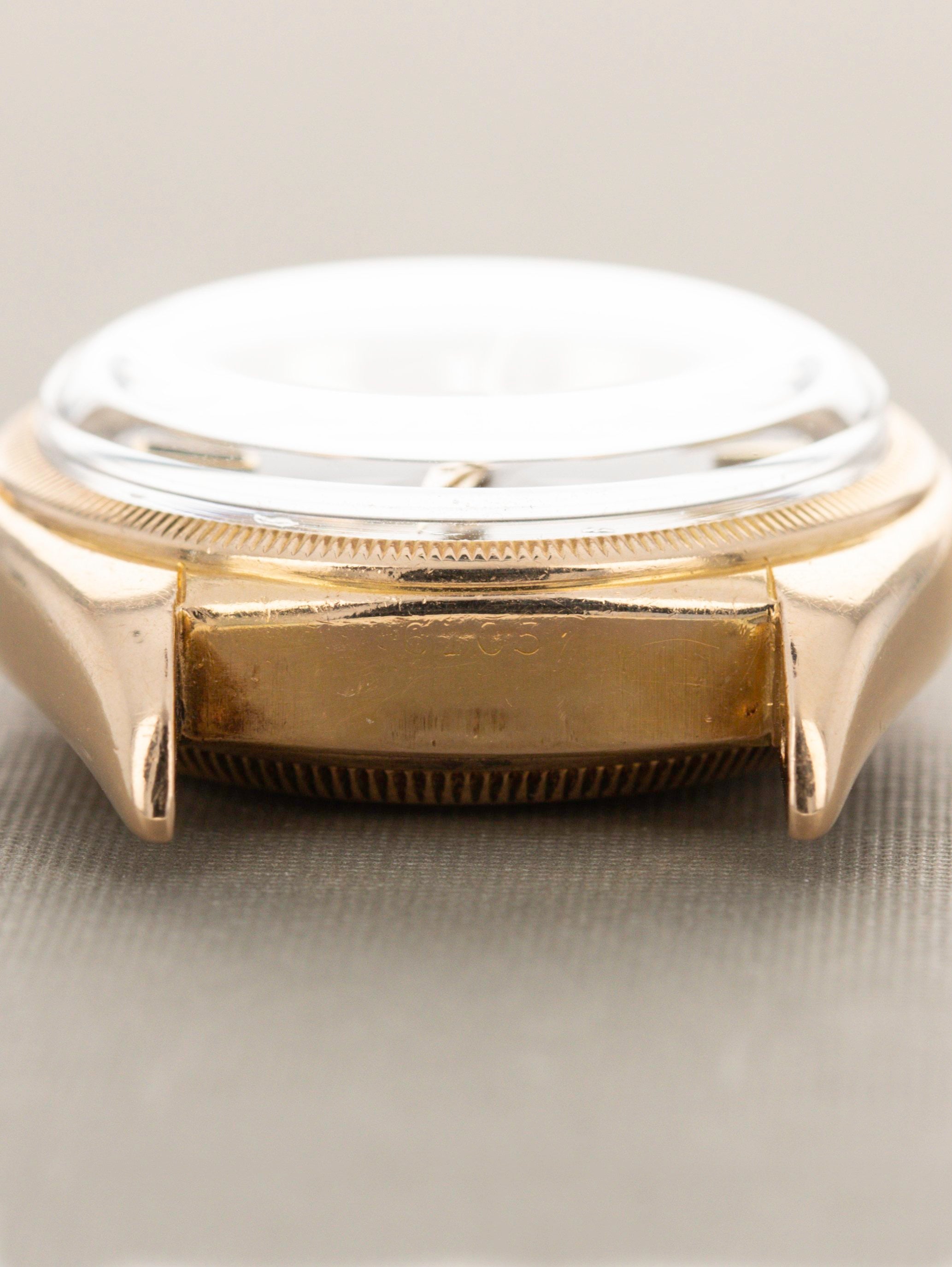 Rolex Datejust Ref. 6105 Rose Gold - 'Tropical' Dial