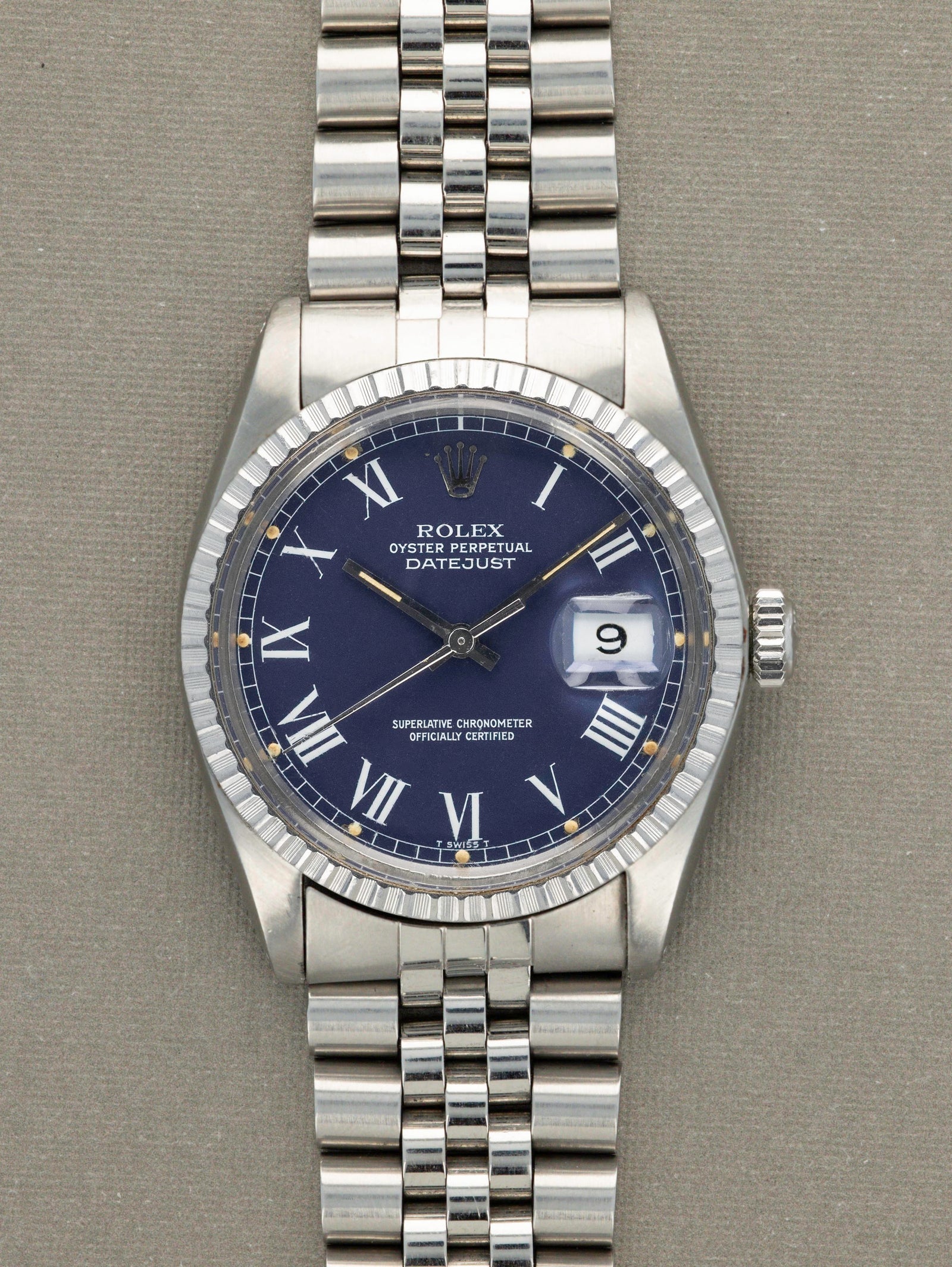 Rolex Datejust Ref. 16030 - Blue Buckley Dial