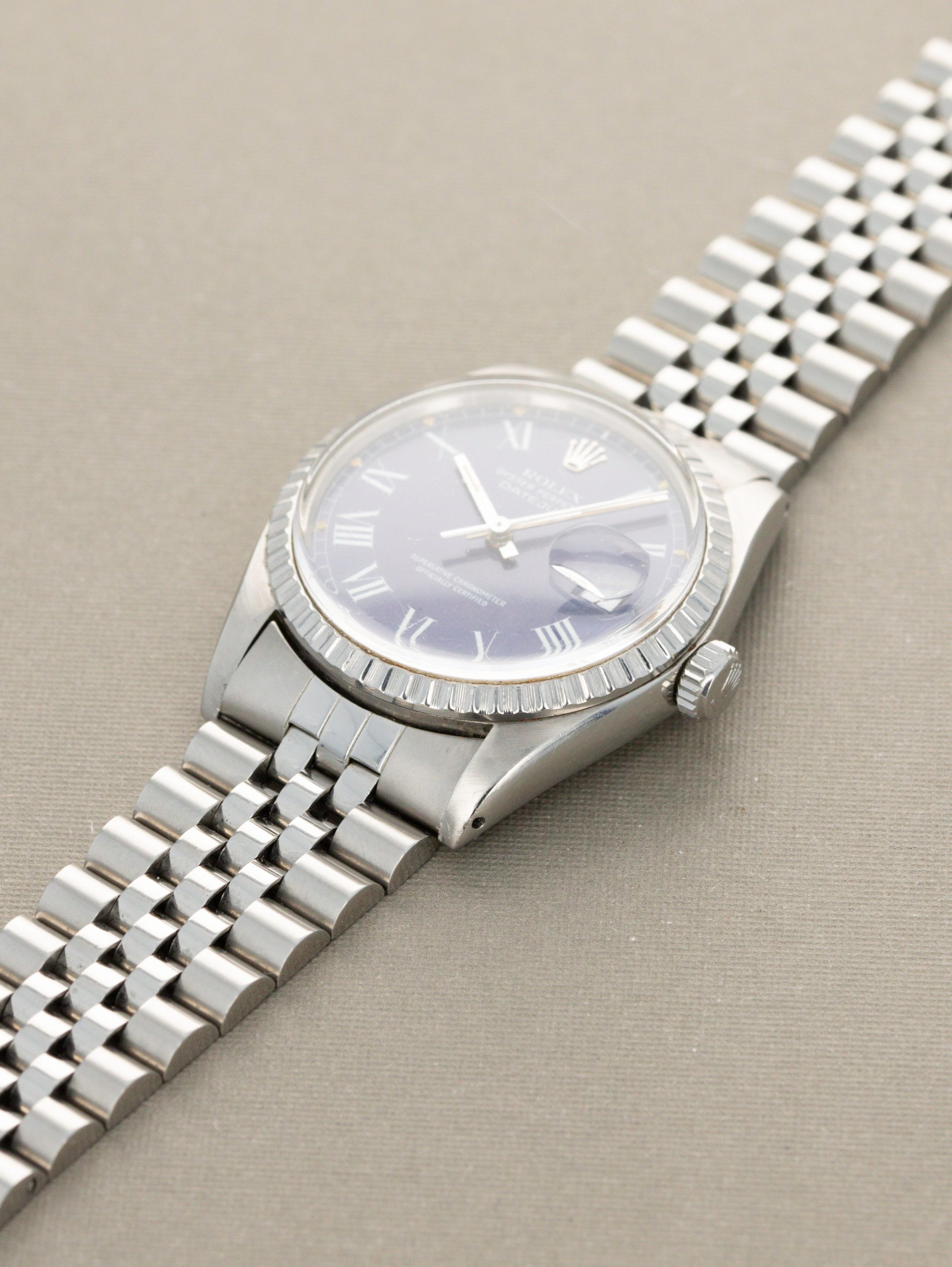 Rolex Datejust Ref. 16030 - Blue Buckley Dial