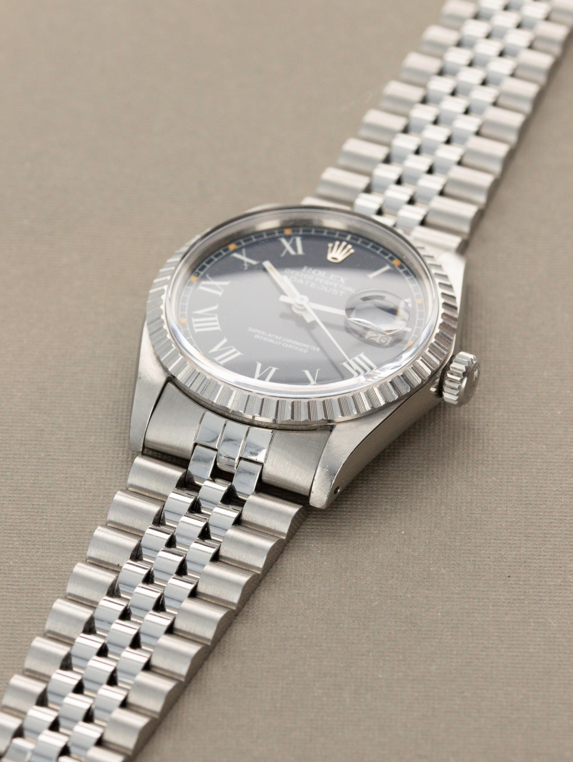 Rolex Datejust Ref 16030 - 'Buckley' Dial, Full Set