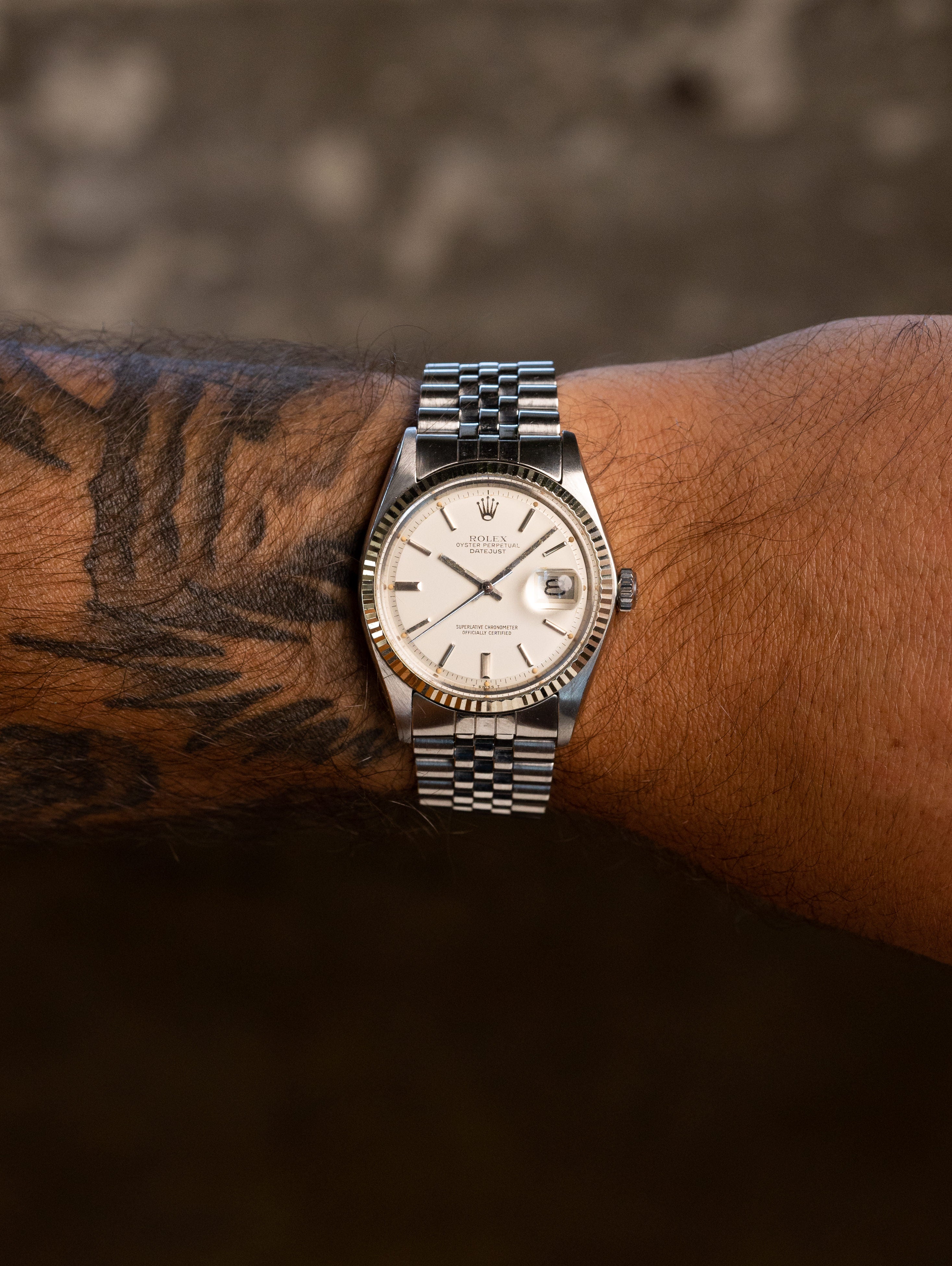 Rolex Datejust Ref. 1601 - Satin Silver Dial Unpolished