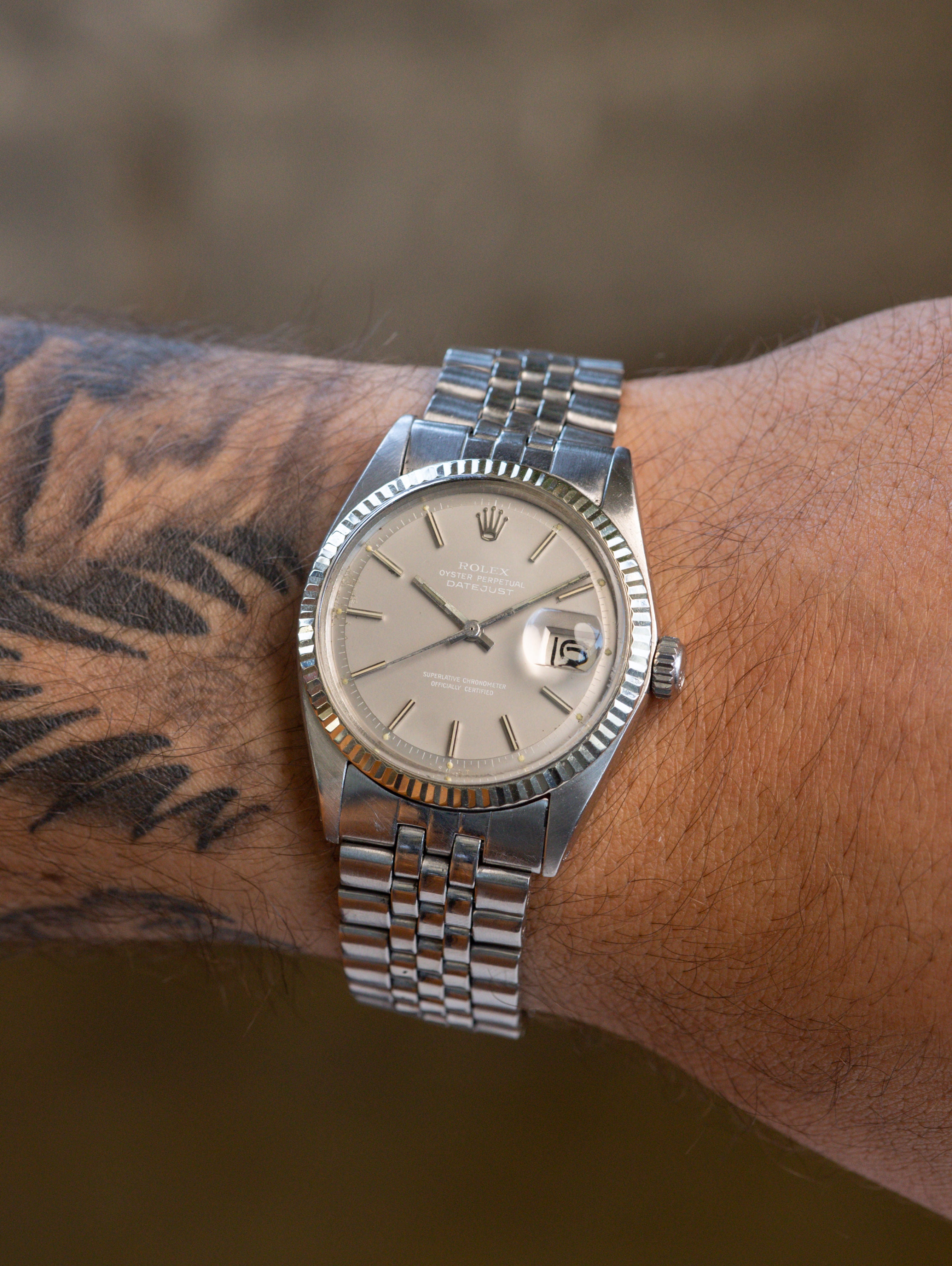 Rolex Datejust Ref. 1601 - Grey 'Ghost' Dial