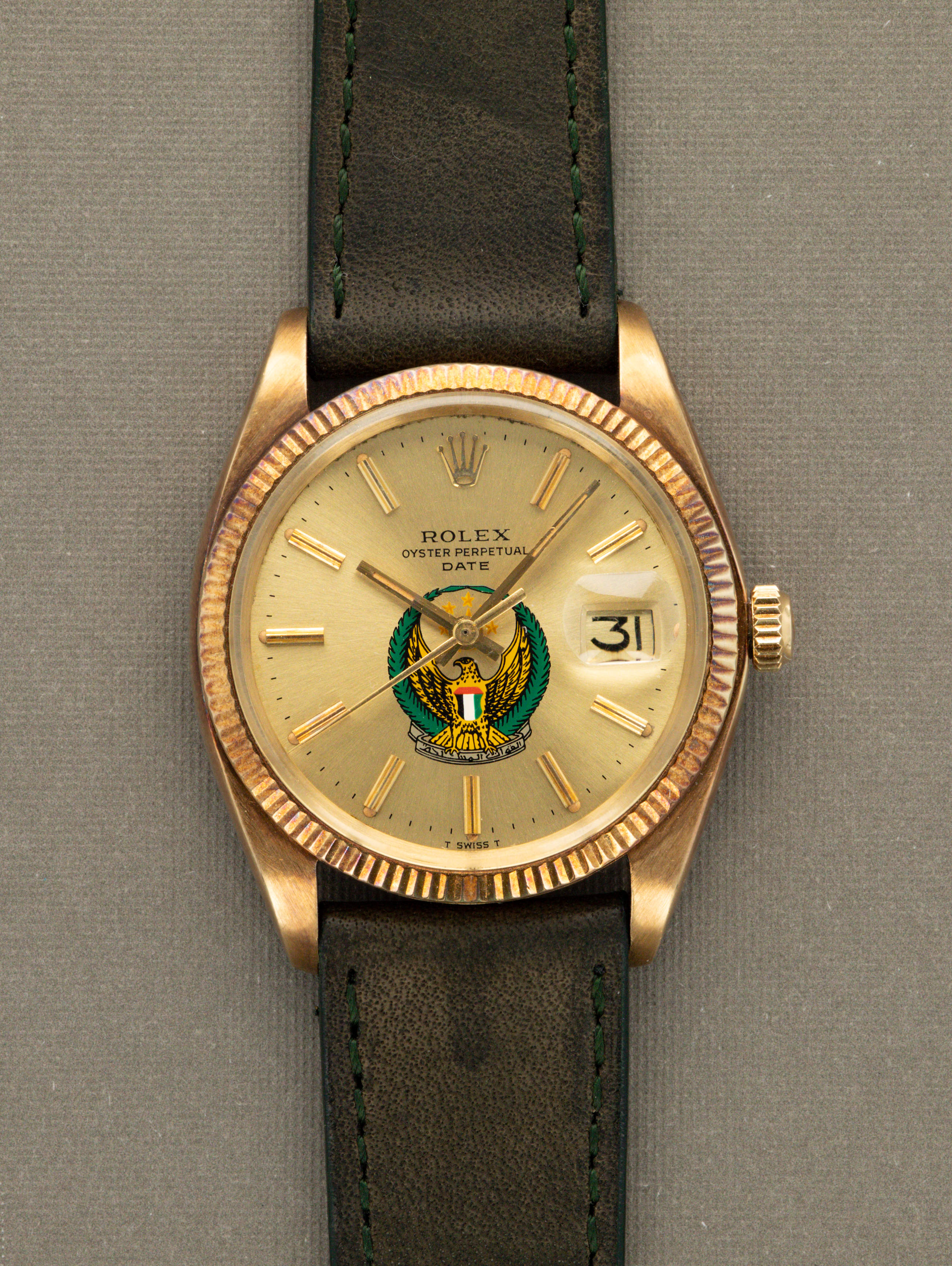 Rolex Oyster Perpetual Date Ref. 1503 - Sunburst Champagne 'UAE Armed Forces' Dial Unpolished