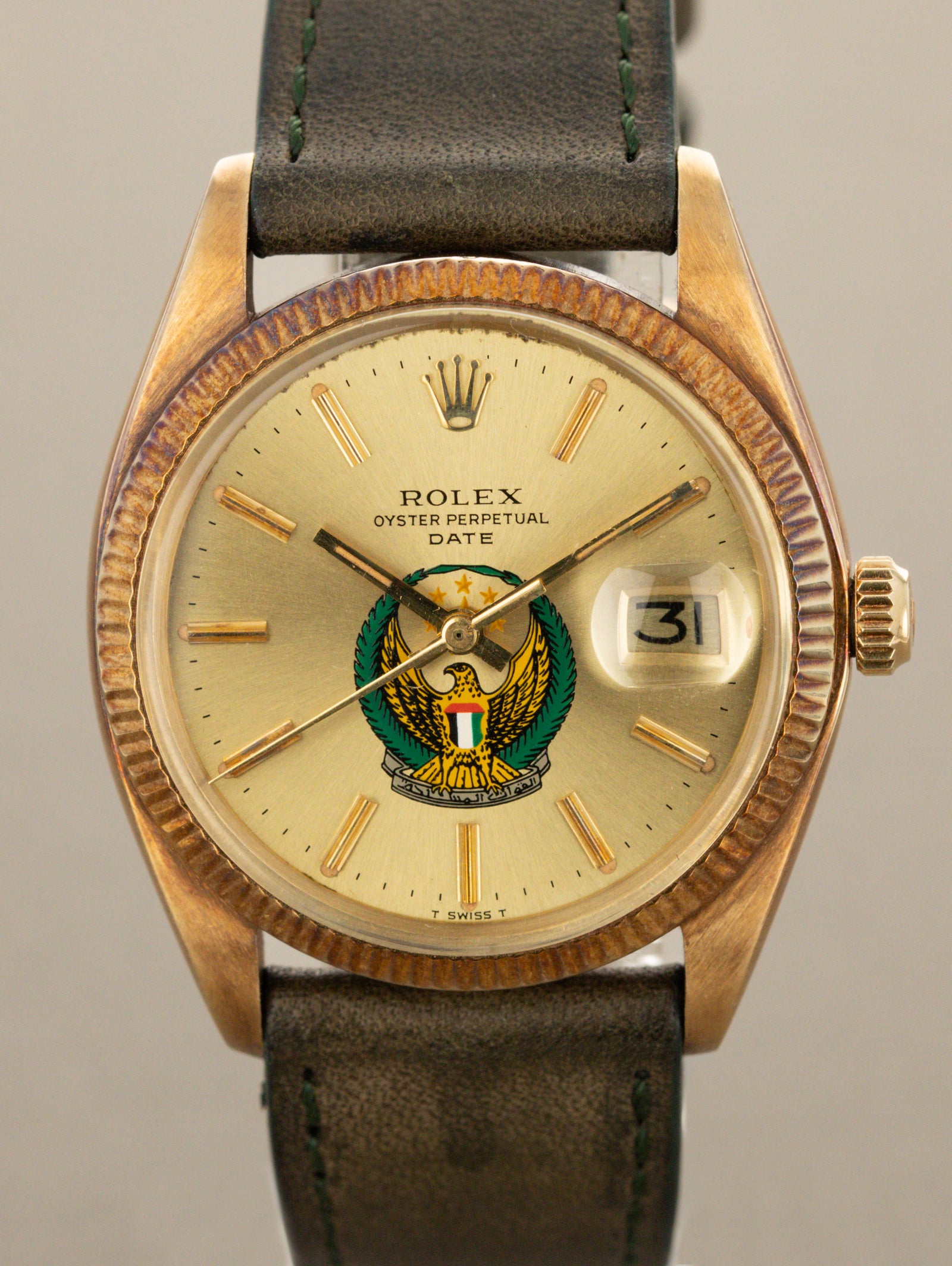 Rolex Oyster Perpetual Date Ref. 1503 - Sunburst Champagne 'UAE Armed Forces' Dial Unpolished