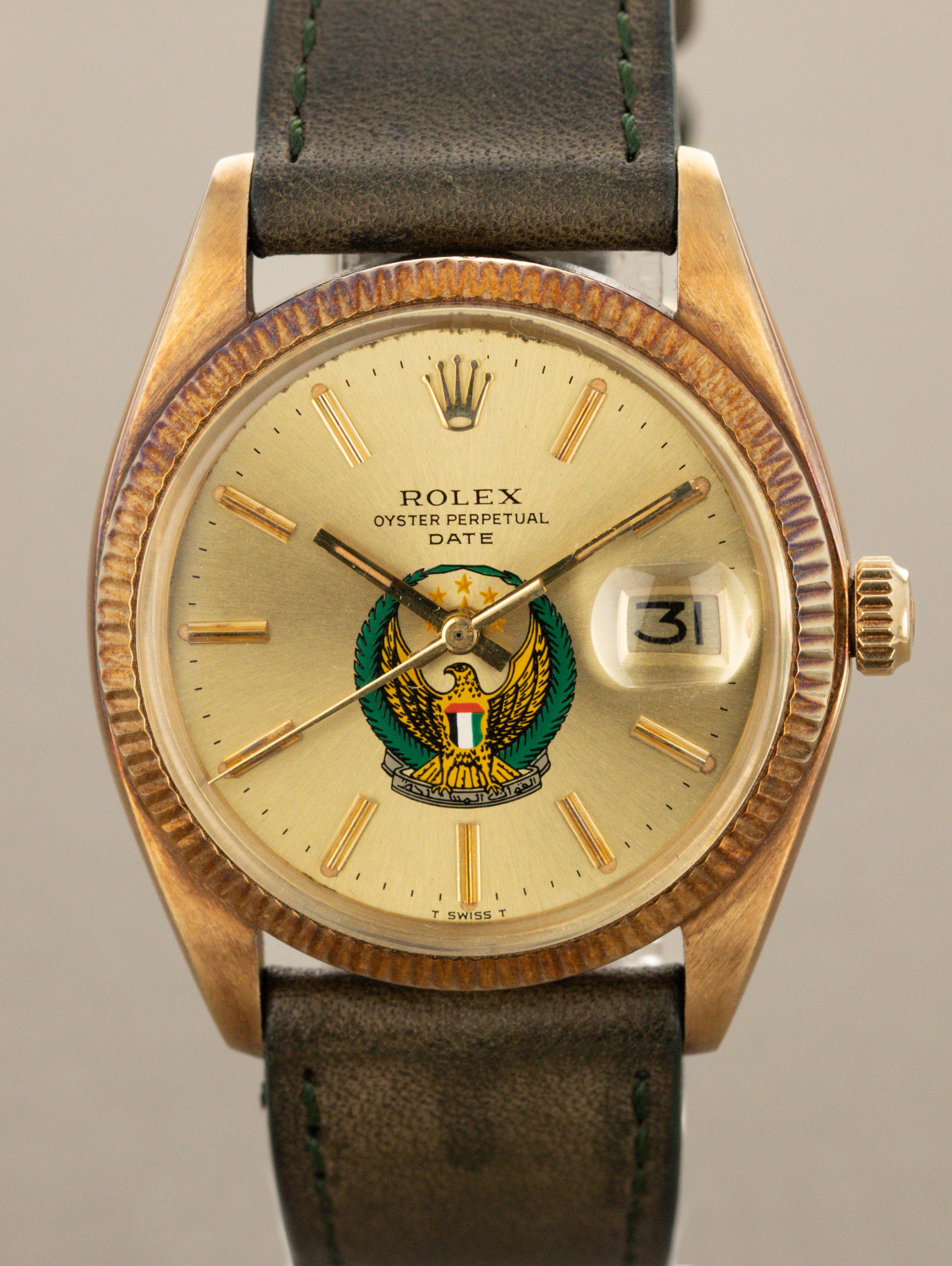 Rolex Oyster Perpetual Date Ref. 1503 - Sunburst Champagne 'UAE Armed Forces' Dial Unpolished