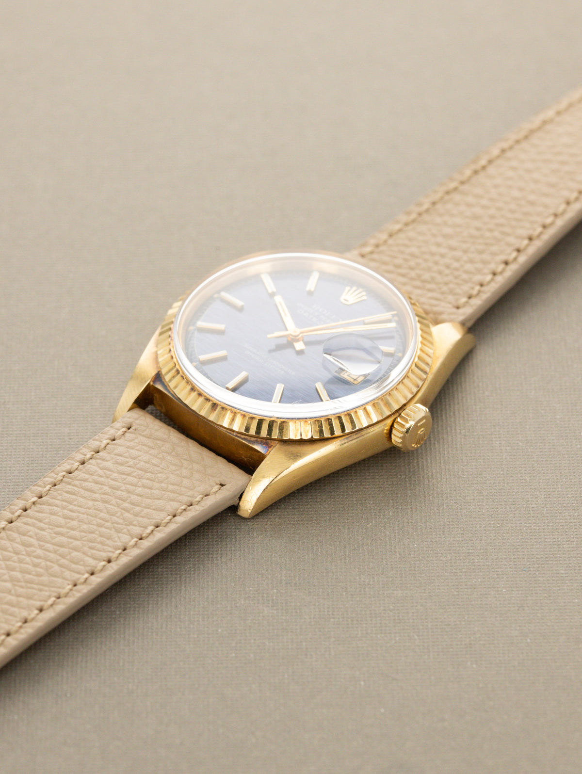 Rolex Datejust Ref. 1601/8 - Blue 'Mosaic' Dial Unpolished