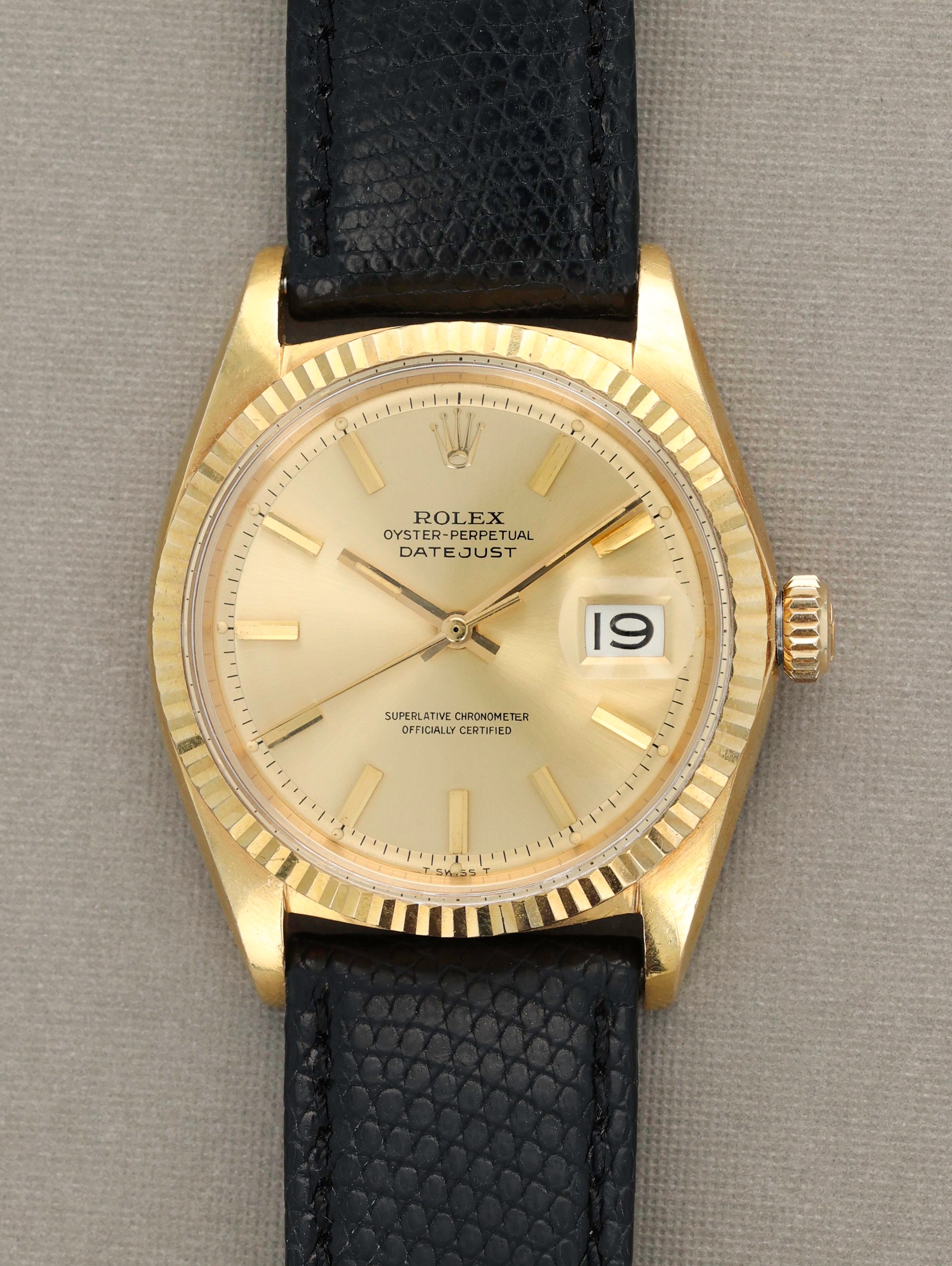 Rolex Datejust Ref. 1601 18k