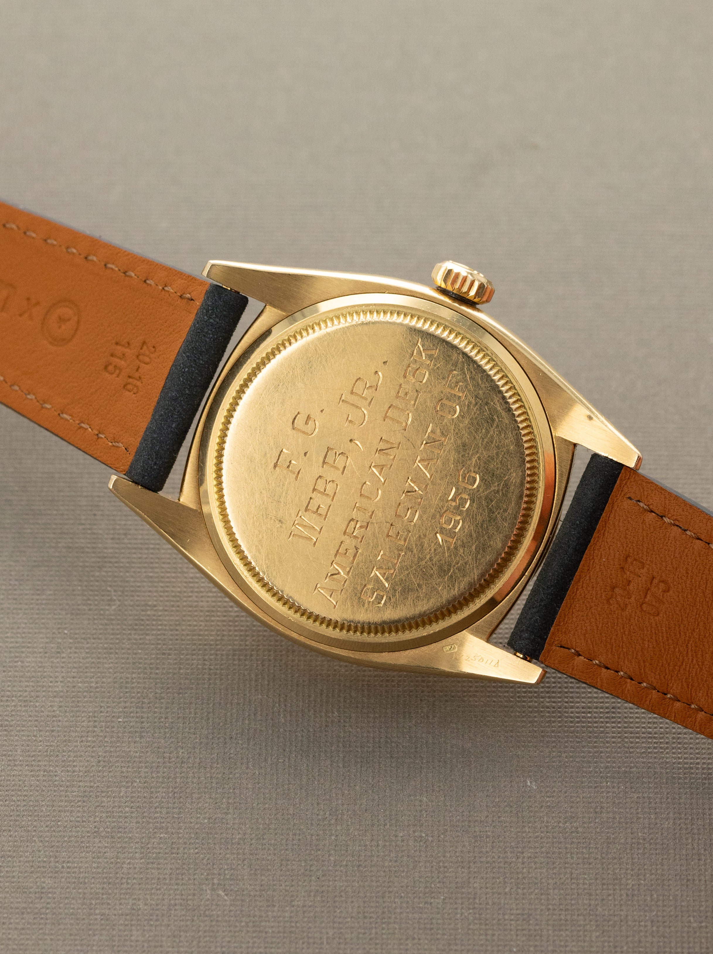 Rolex Datejust Ref. 6605 - Satin Champagne Dial