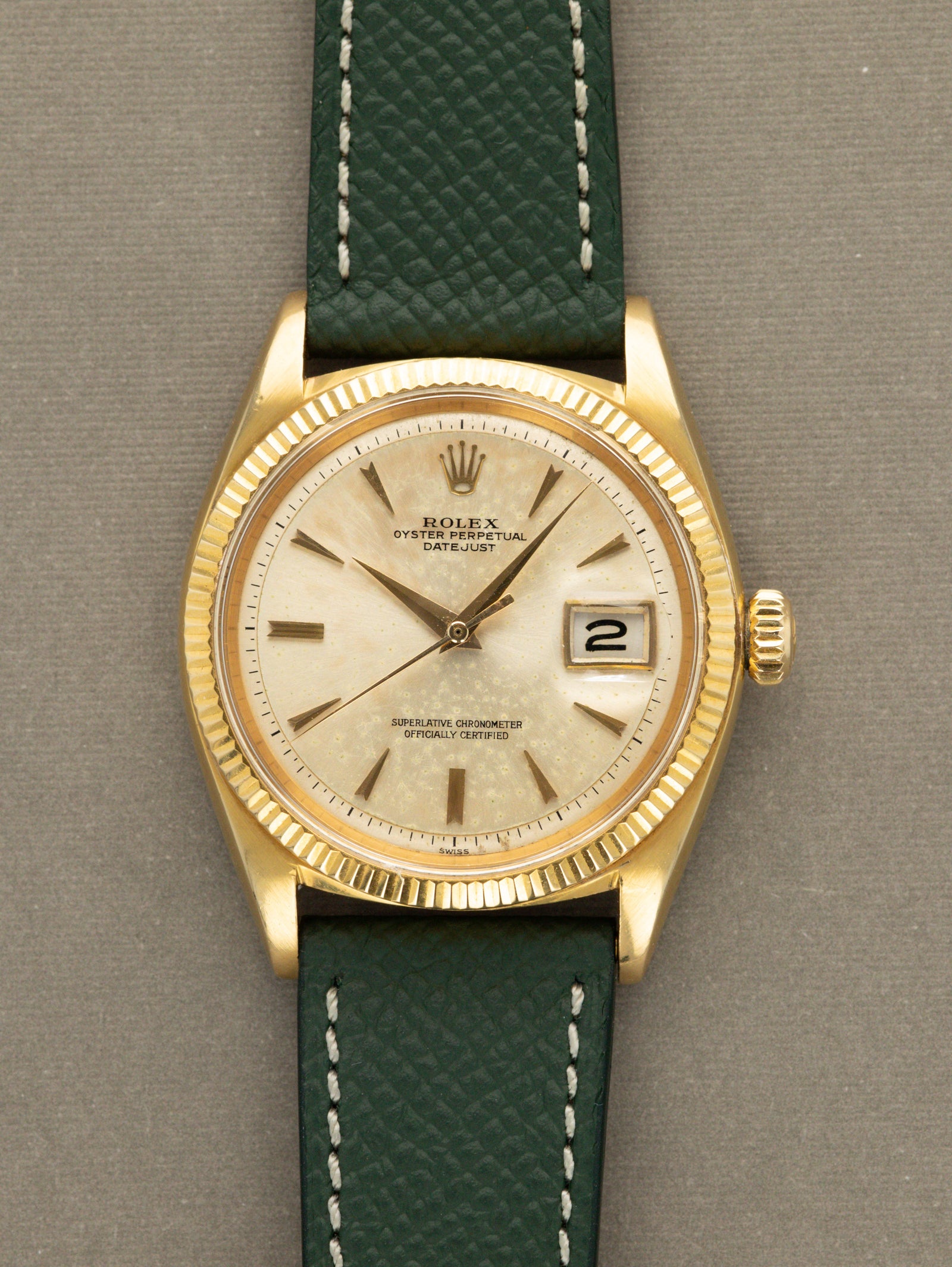 Rolex Datejust Ref. 1601/8 - Early Non-Luminous Silver Dial w/ Patina