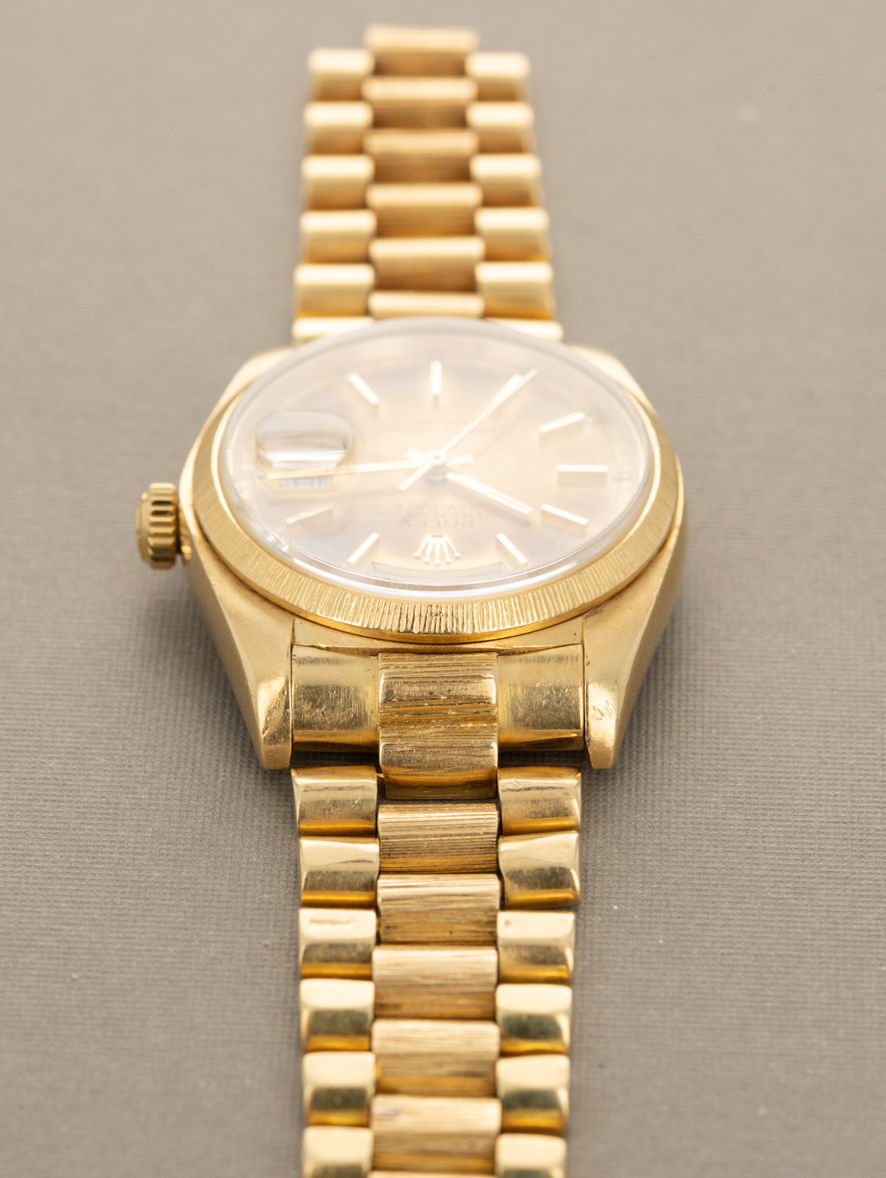 Rolex Day-Date Ref. 18078 - 'Bark' w/ Champagne 'Tropical' Dial Box & Papers