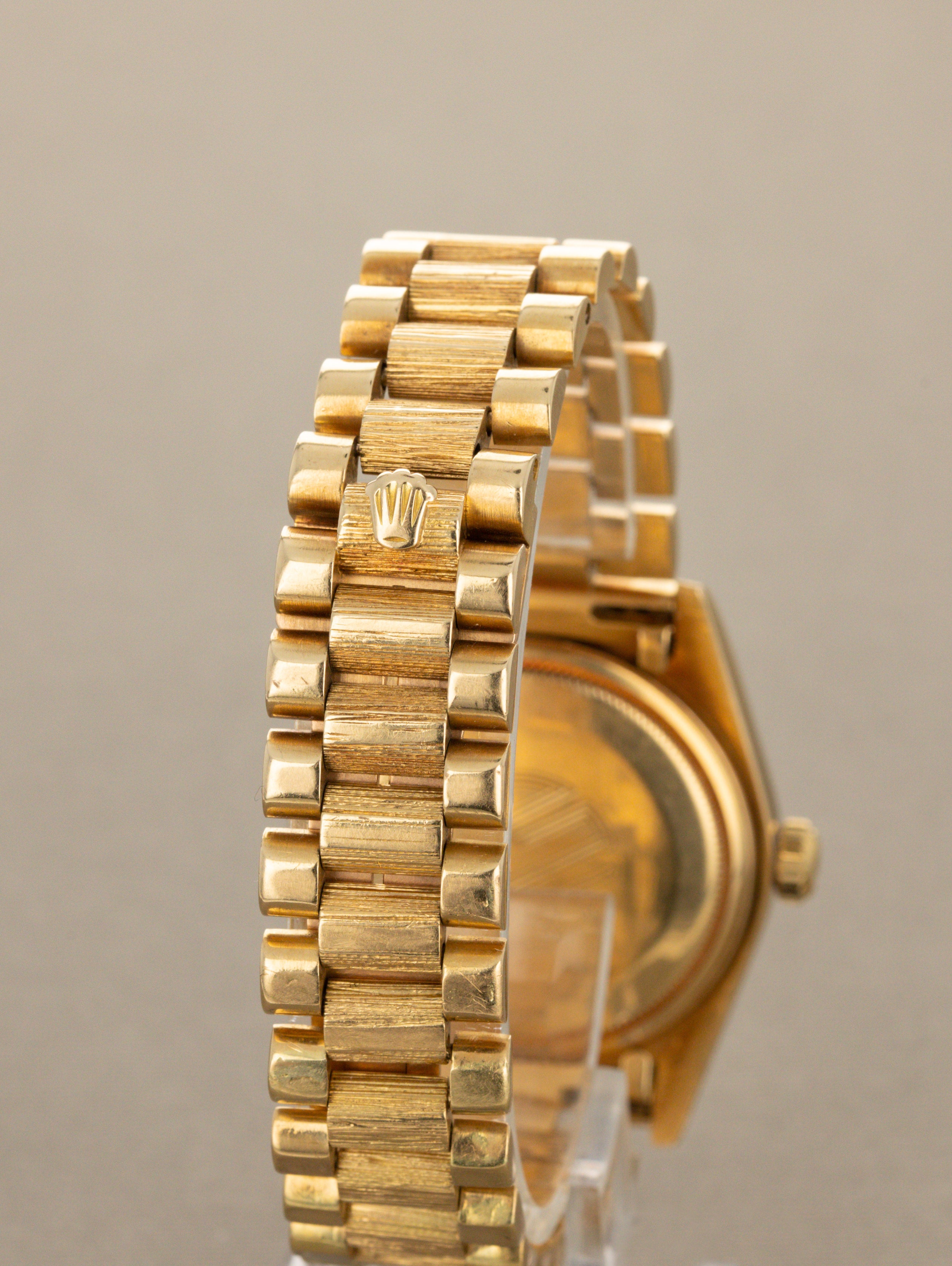 Rolex Day-Date Ref. 18078 - 'Bark' w/ Champagne 'Tropical' Dial Box & Papers