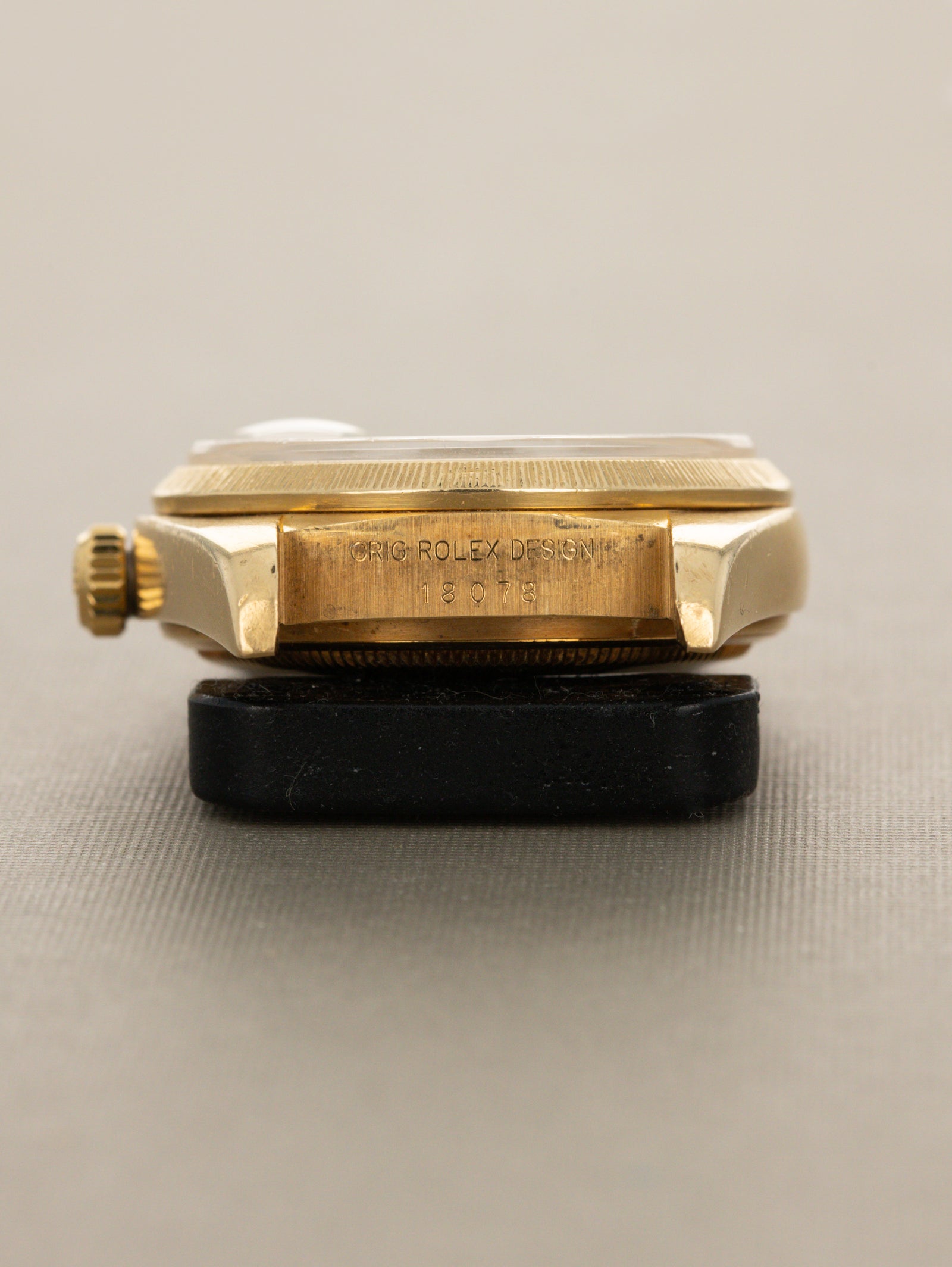 Rolex Day-Date Ref. 18078 - 'Bark' w/ Champagne 'Tropical' Dial Box & Papers