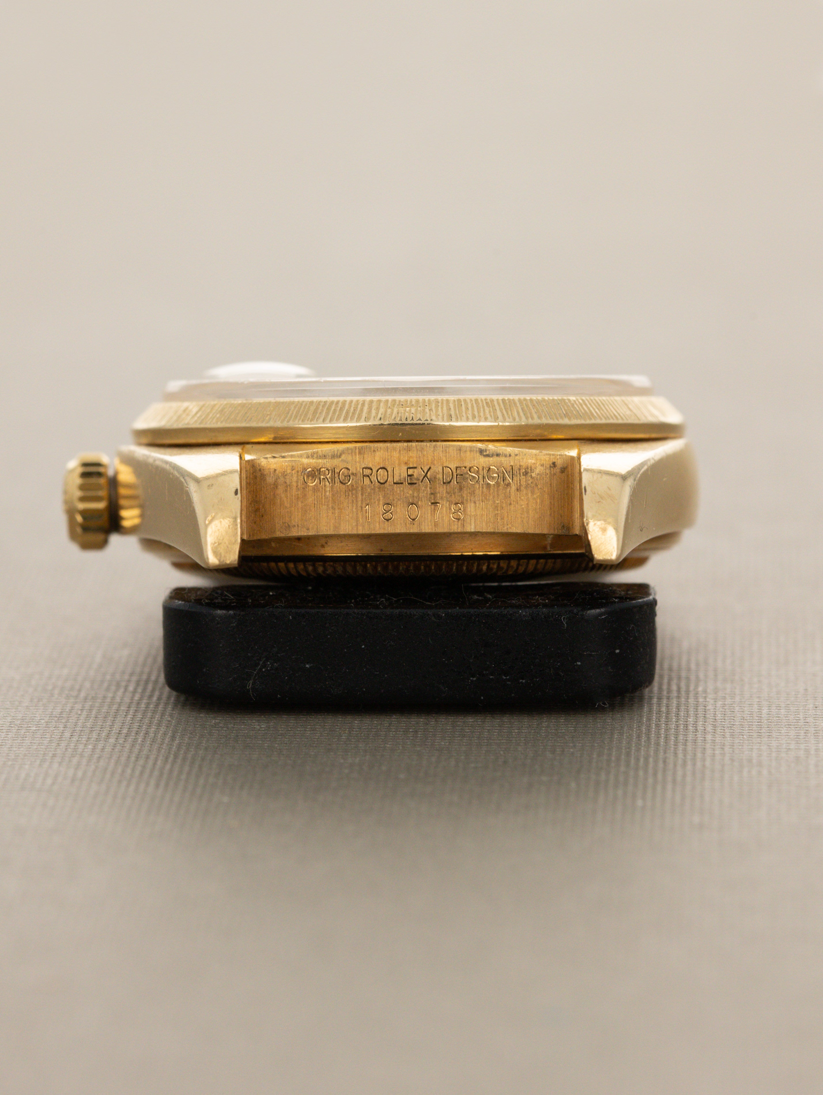Rolex Day-Date Ref. 18078 - 'Bark' w/ Champagne 'Tropical' Dial Box & Papers