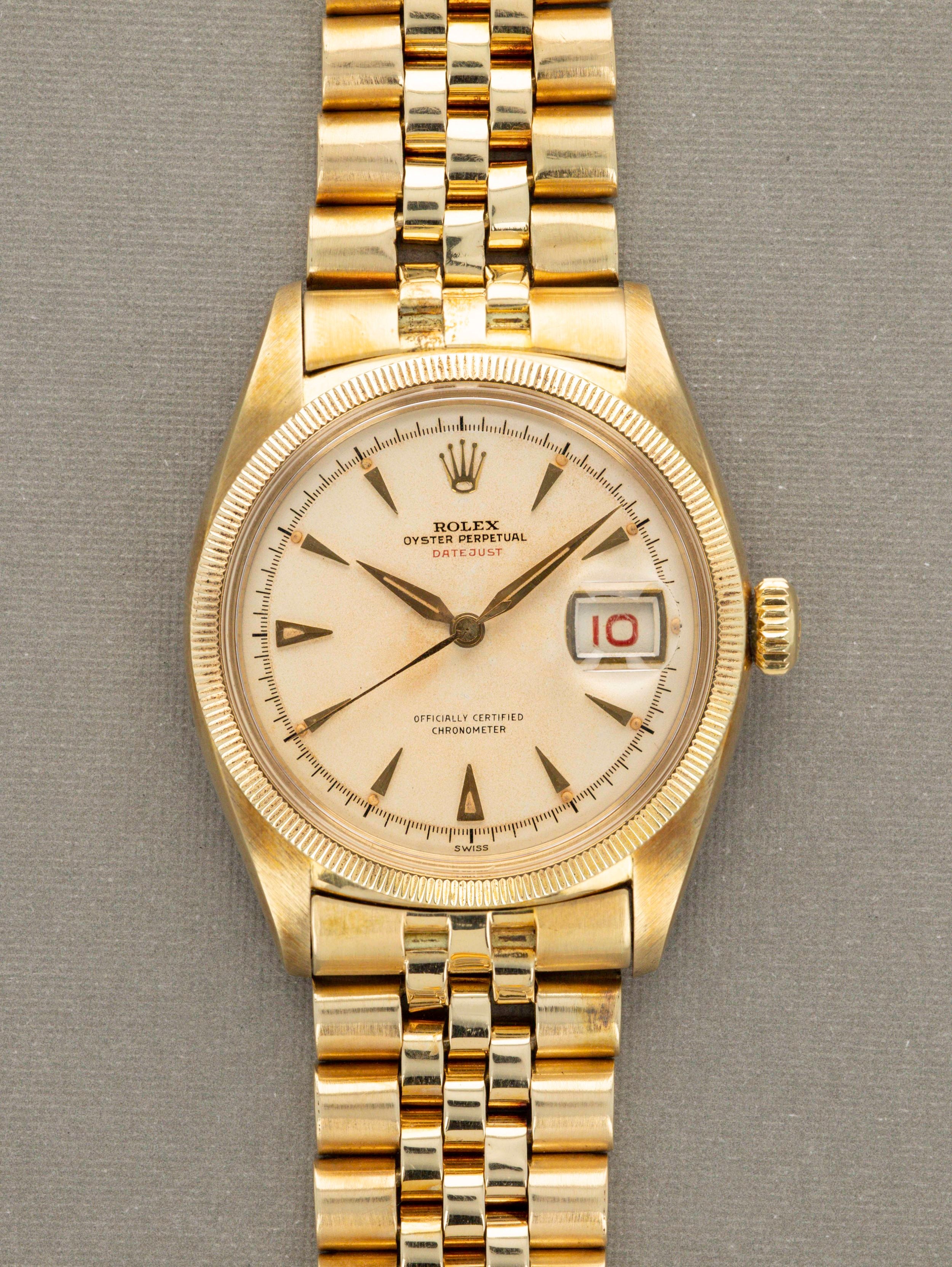 Rolex Datejust Ref. 6305 - 'Gold-Red' Datejust