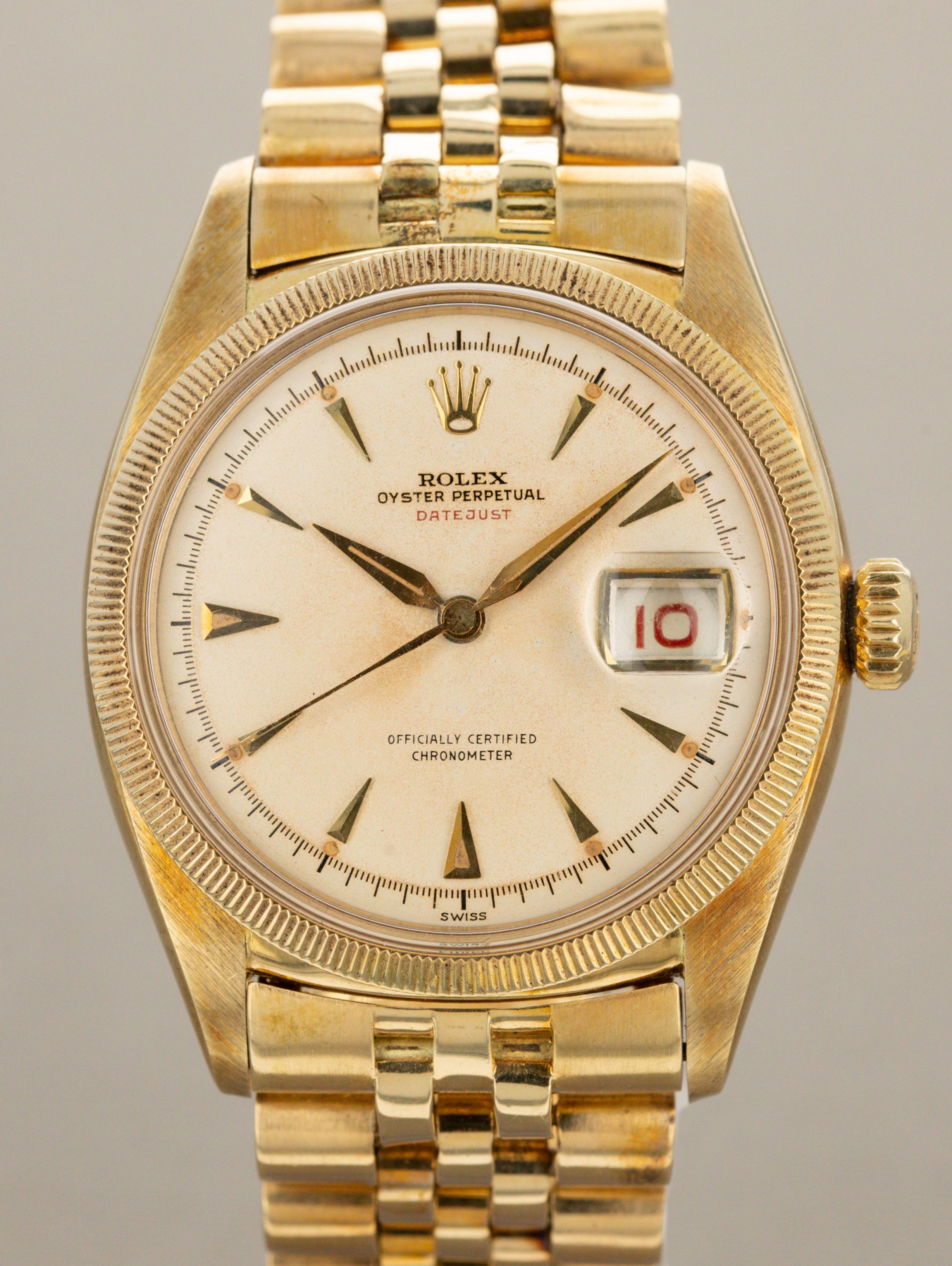 Rolex Datejust Ref. 6305 - 'Gold-Red' Datejust