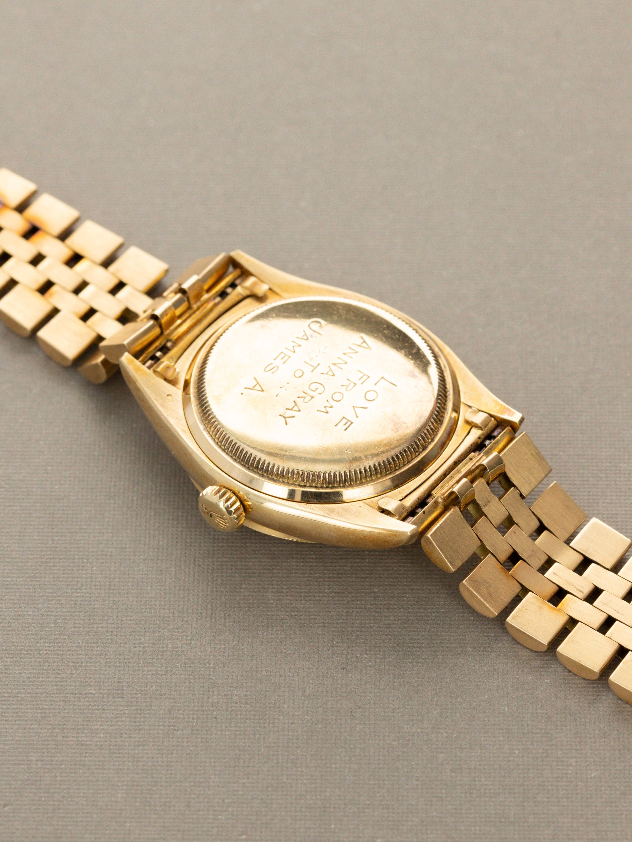 Rolex Datejust Ref. 6305 - 'Gold-Red' Datejust