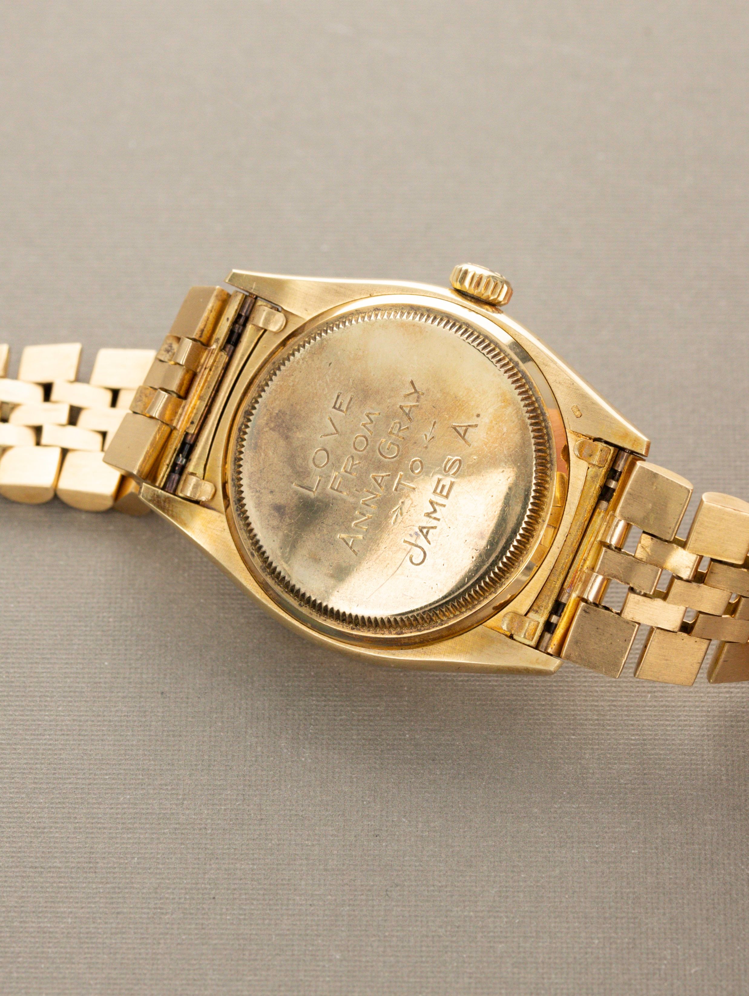 Rolex Datejust Ref. 6305 - 'Gold-Red' Datejust