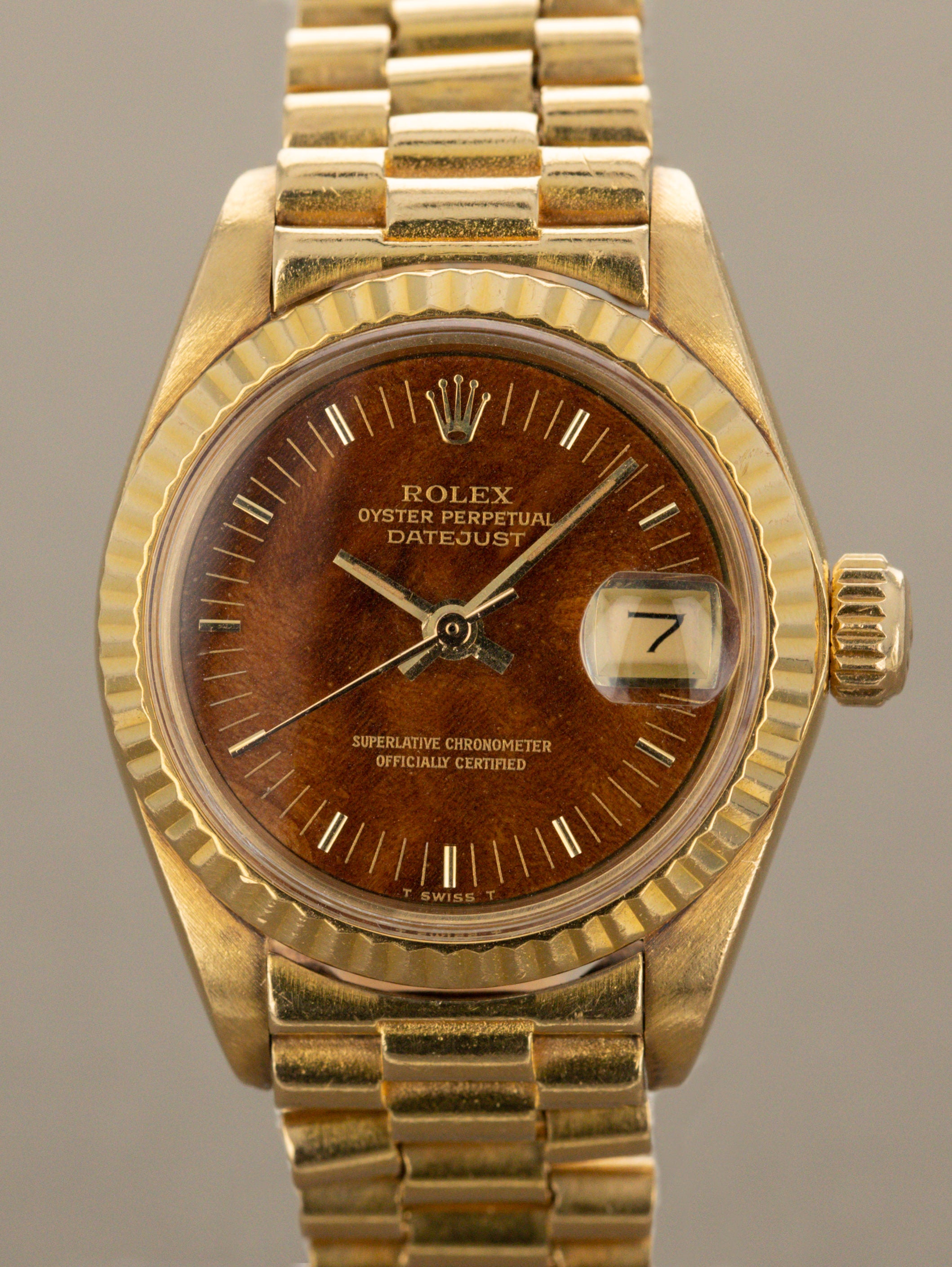 Rolex Lady Datejust Ref. 6917 - 'Burlwood' Dial Unpolished