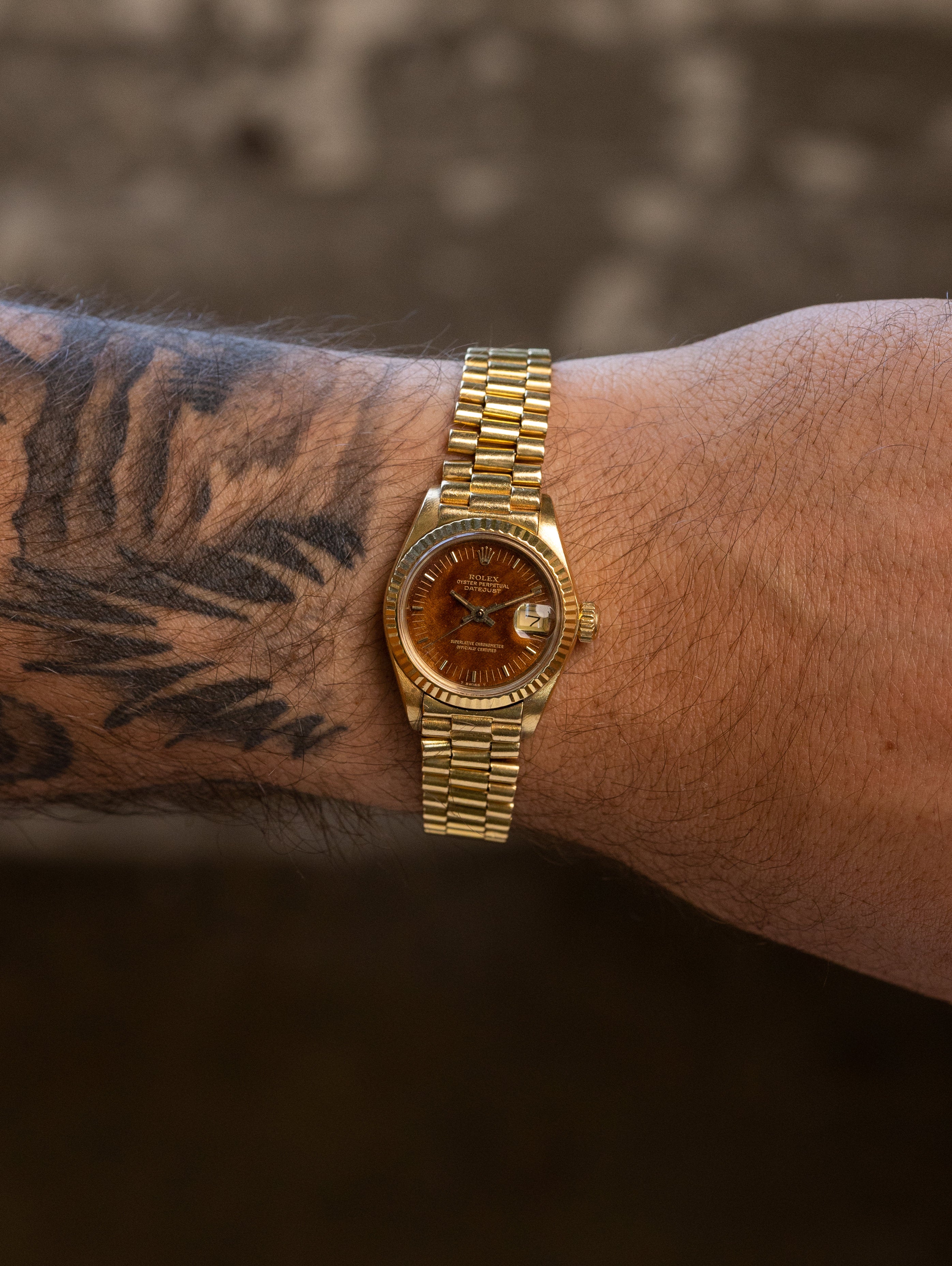 Rolex Lady Datejust Ref. 6917 - 'Burlwood' Dial Unpolished