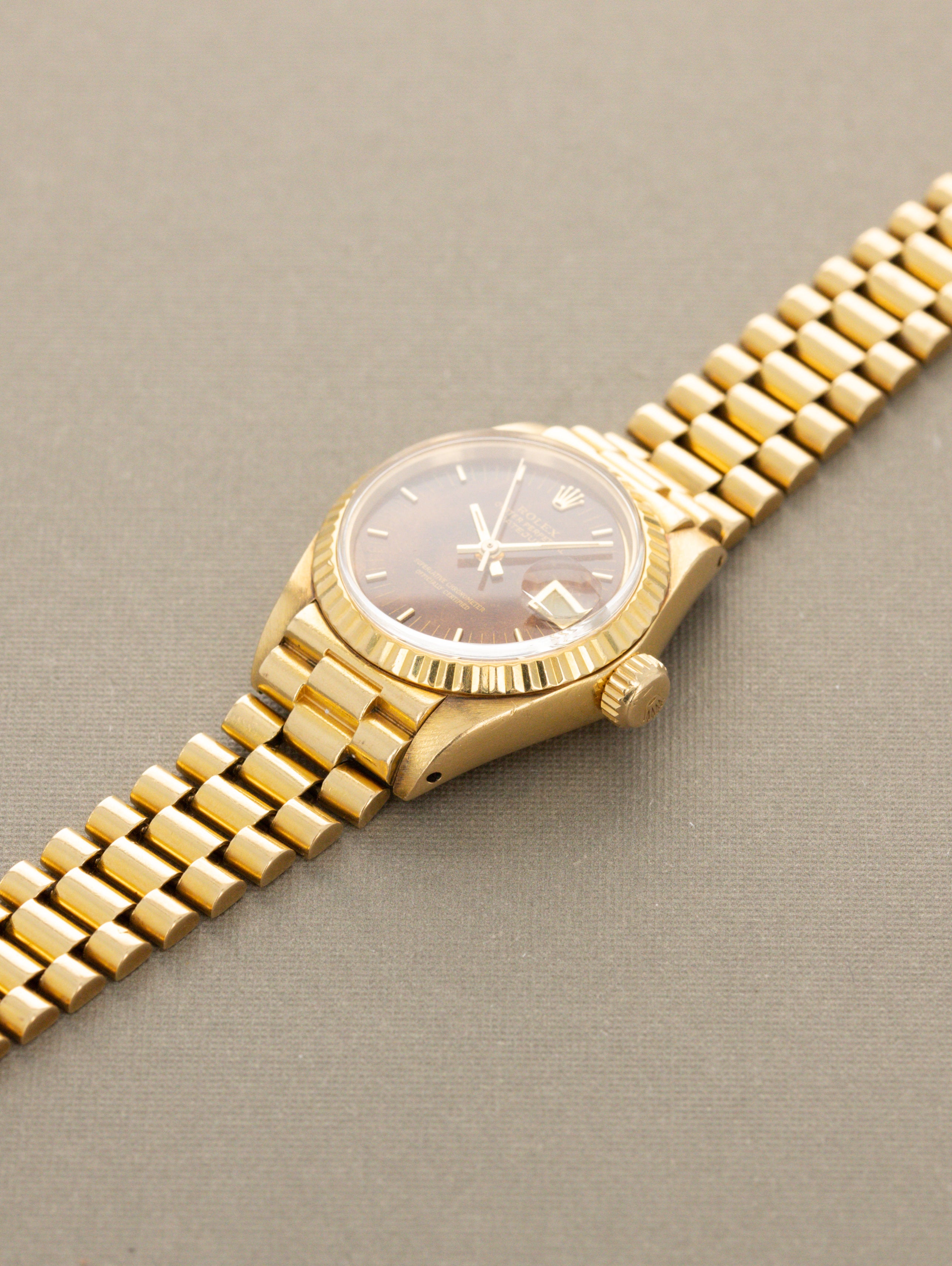 Rolex Lady Datejust Ref. 6917 - 'Burlwood' Dial Unpolished