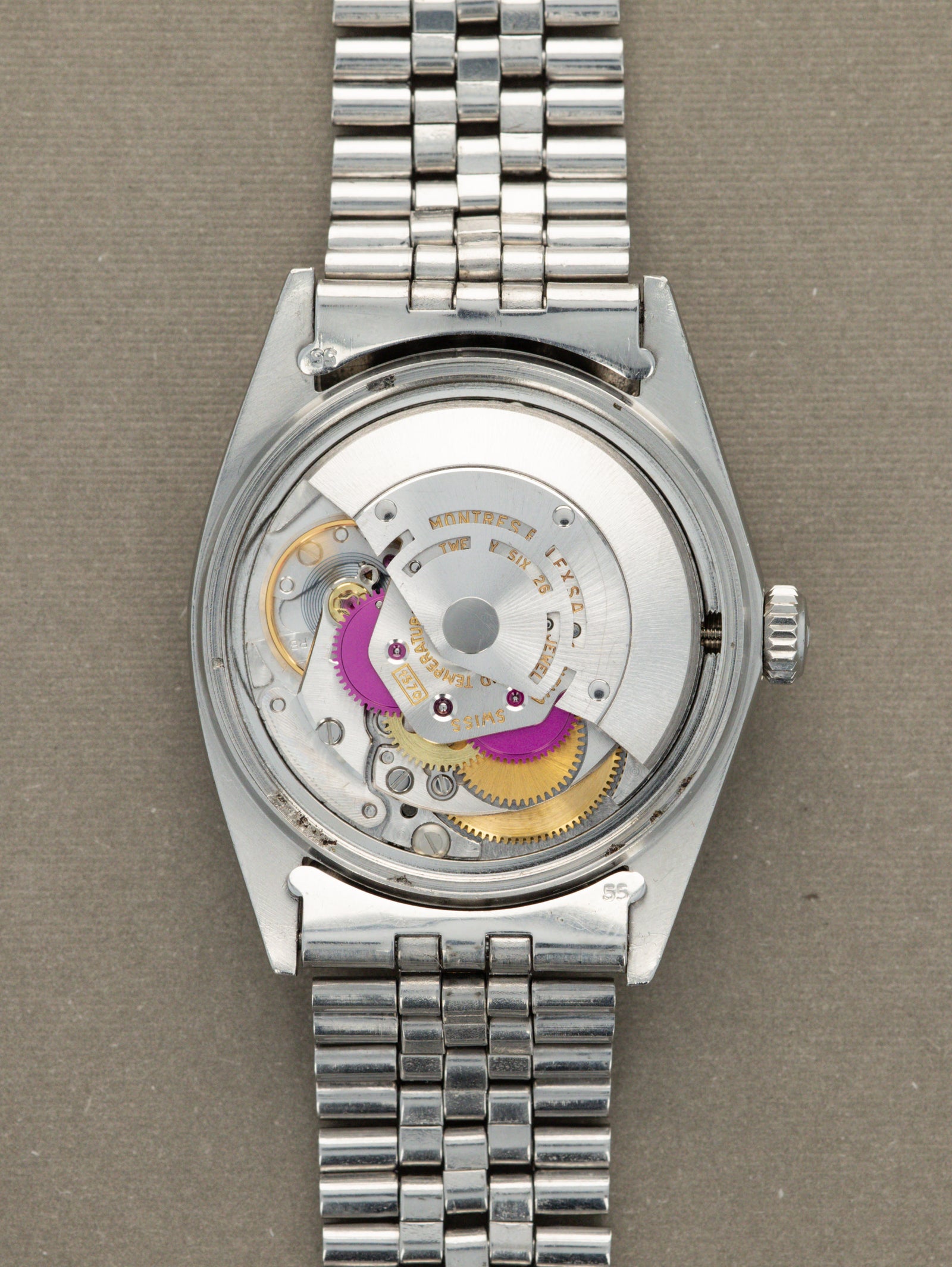 Rolex Datejust Ref. 1601 - Grey 'Satin' Dial Unpolished