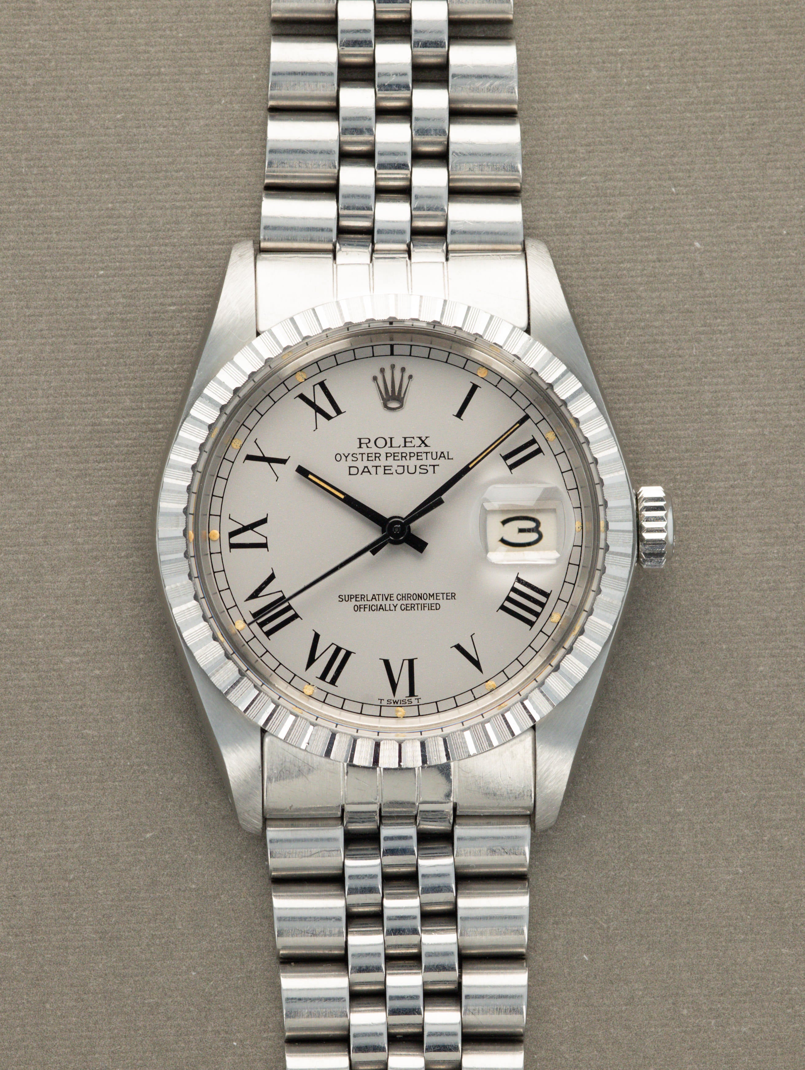 Rolex Datejust Ref. 16030 - Grey 'Buckley' Dial