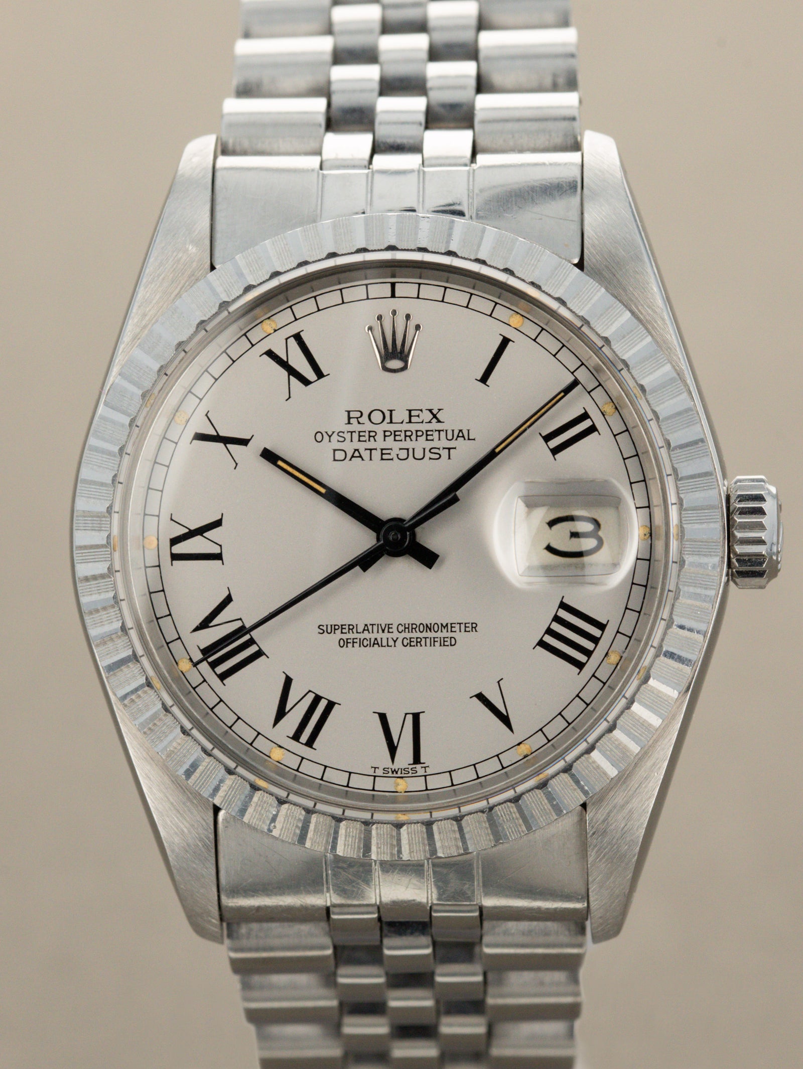 Rolex Datejust Ref. 16030 - Grey 'Buckley' Dial
