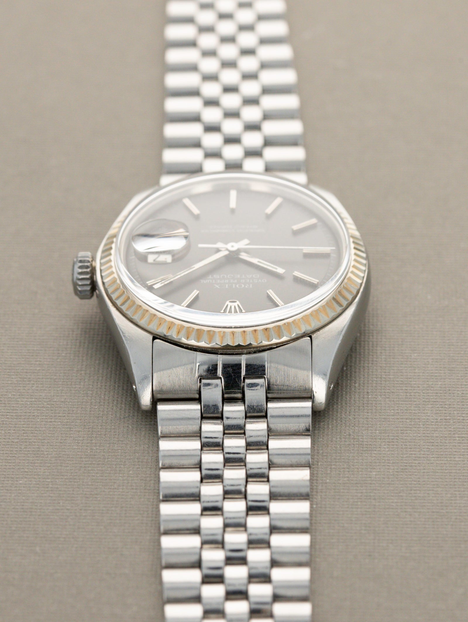 Rolex Datejust Ref. 1601 - Anthracite Dial w/papers
