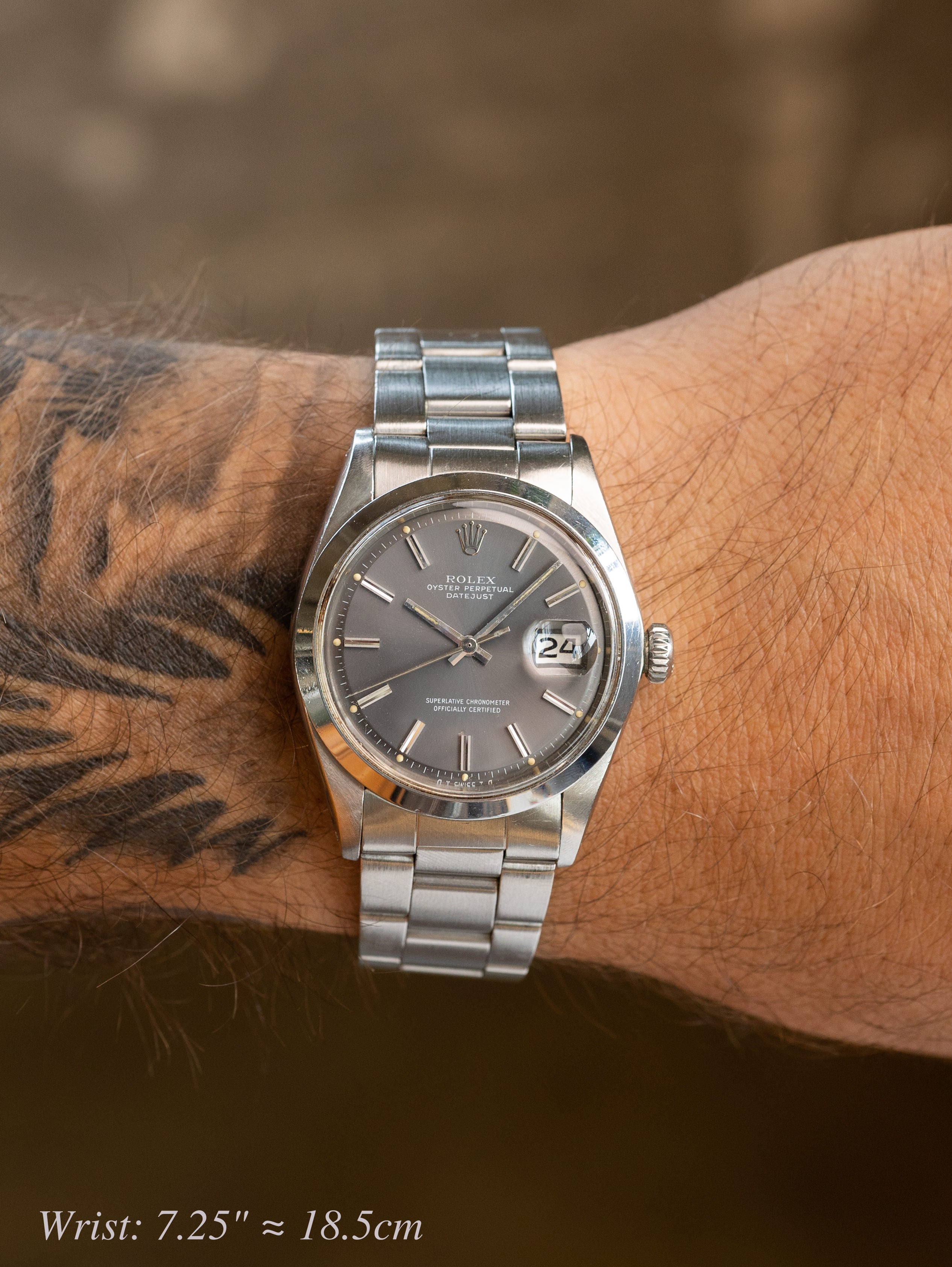 Rolex Datejust Ref. 1600 - Grey 'Sigma' Dial Unpolished