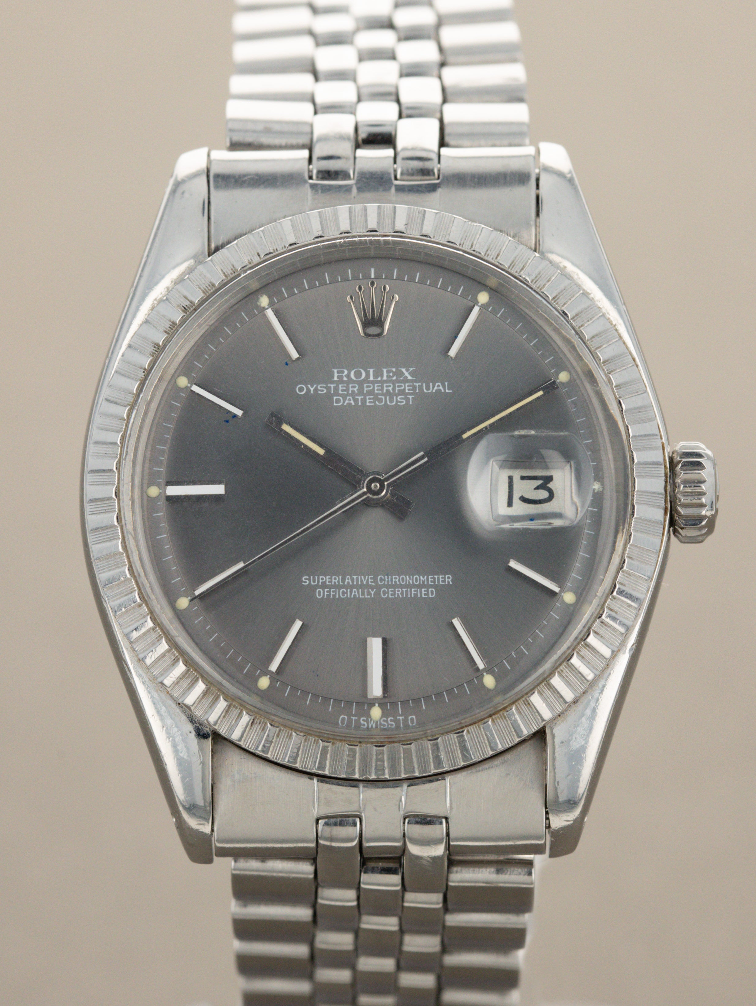 Rolex Datejust Ref. 1603 - Sunburst Grey 'Sigma' Dial