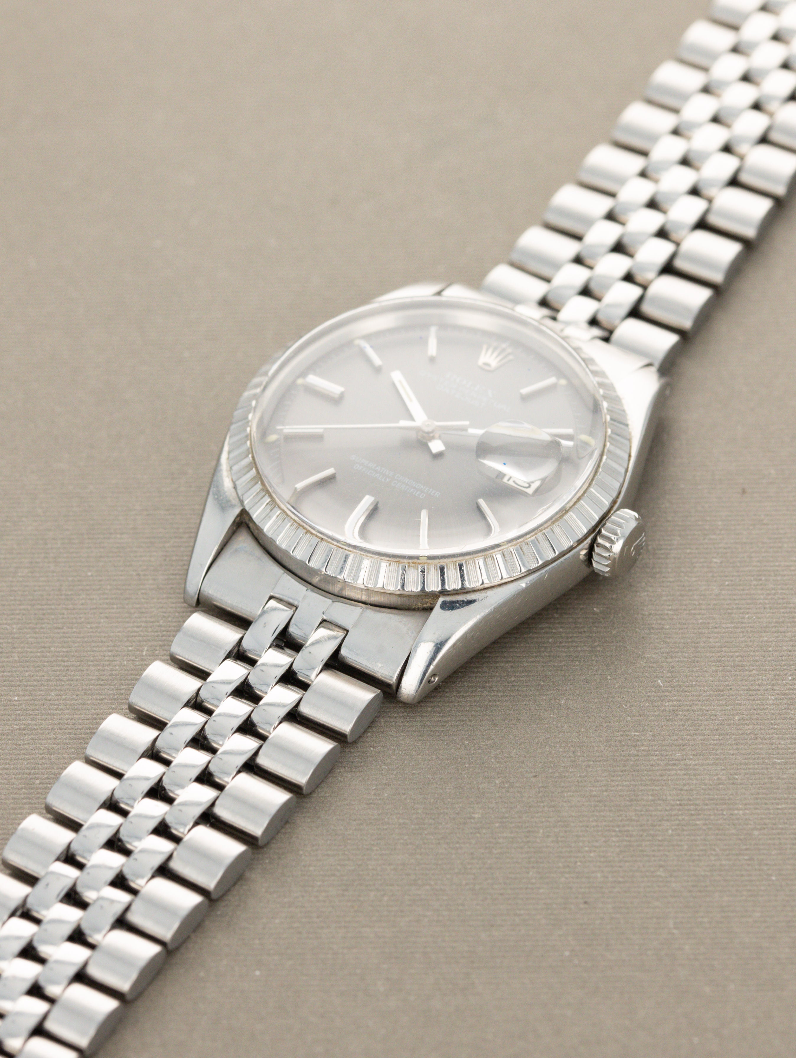 Rolex Datejust Ref. 1603 - Sunburst Grey 'Sigma' Dial