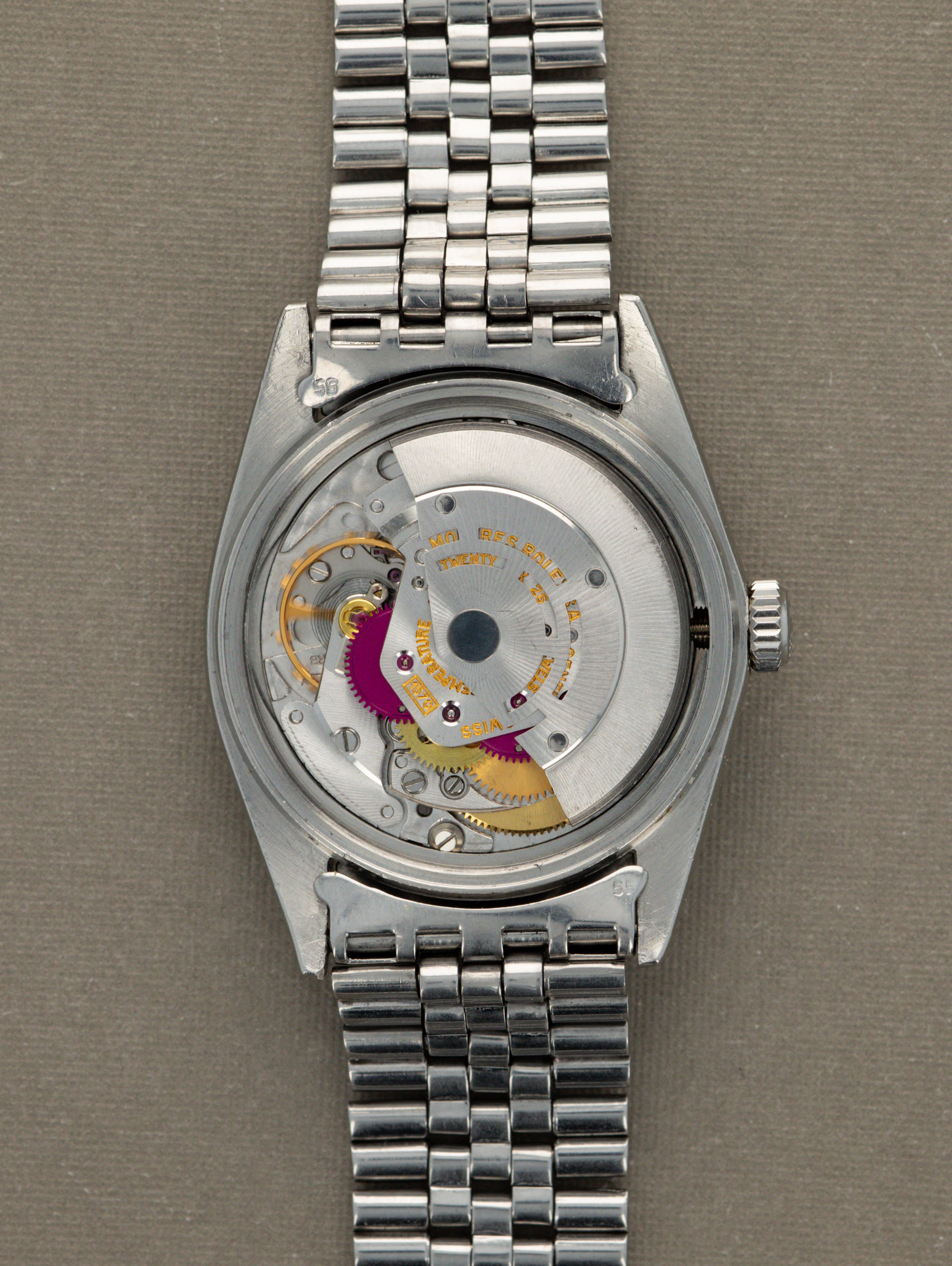 Rolex Datejust Ref. 1603 - Sunburst Grey 'Wide Boy Sigma' Dial Unpolished