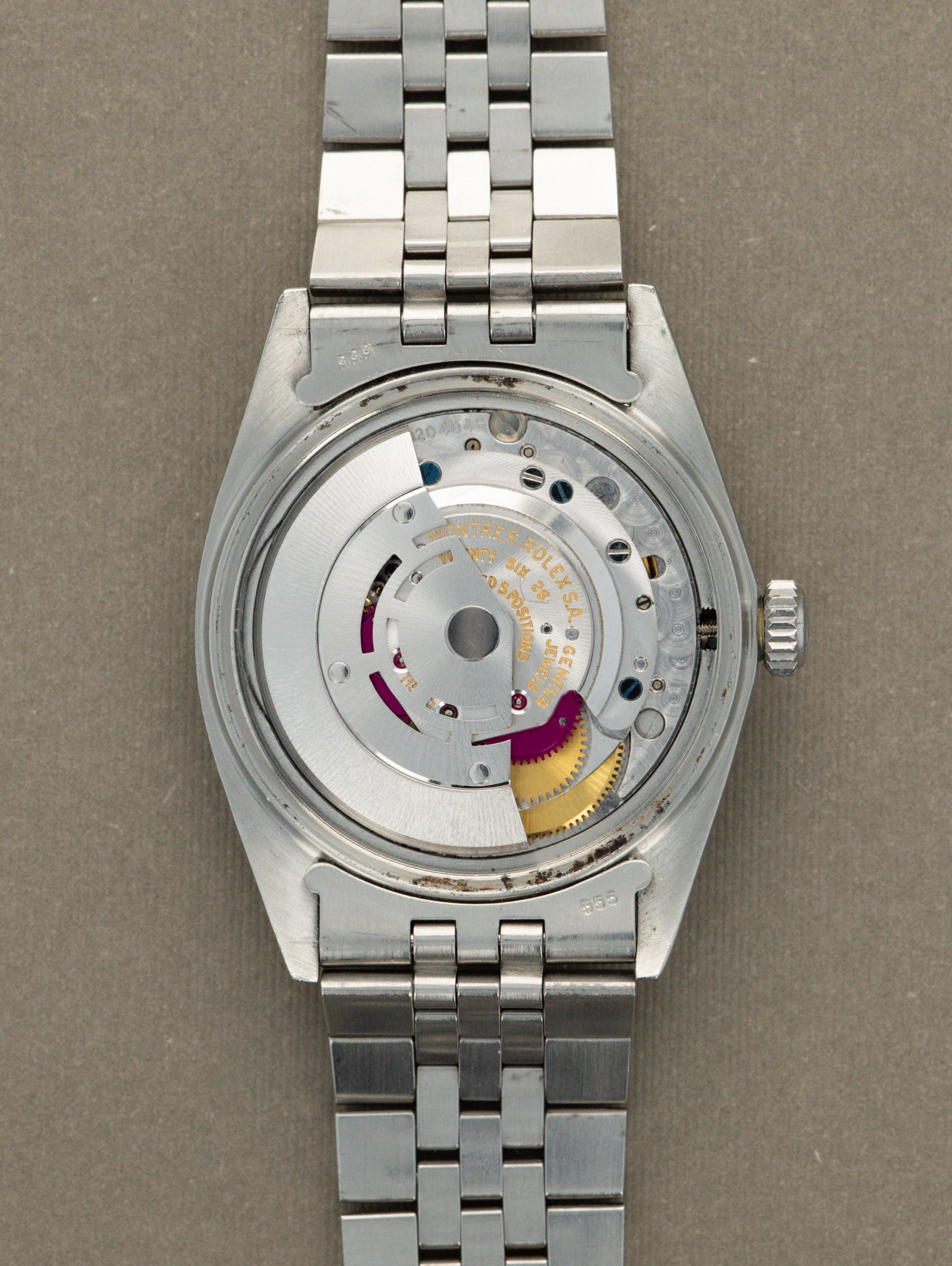 Rolex Datejust Ref. 1603 - Sunburst Taupe 'Sigma' Dial w/ White Text Unpolished