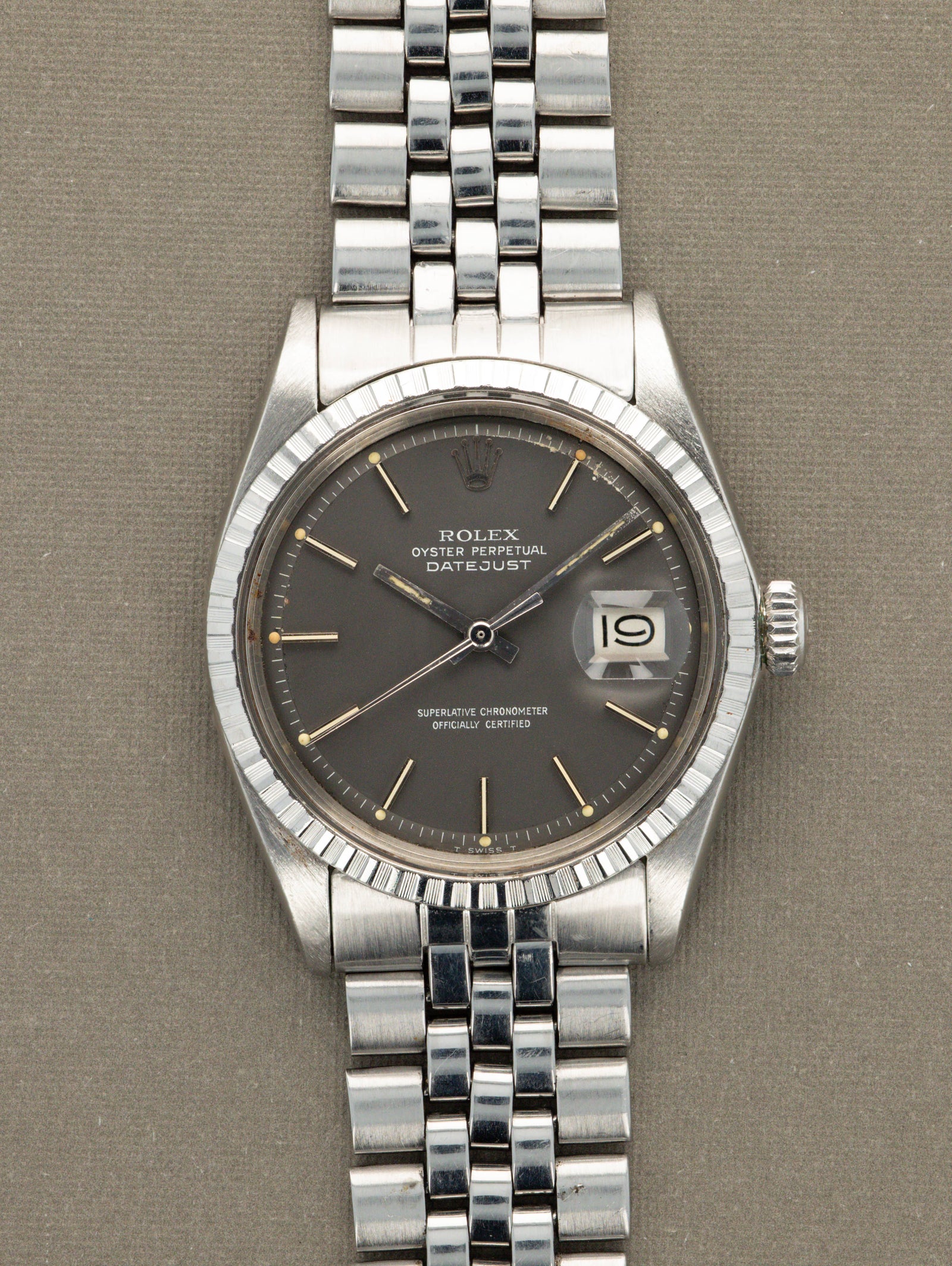 Rolex Datejust Ref. 1603 - Satin Grey Dial