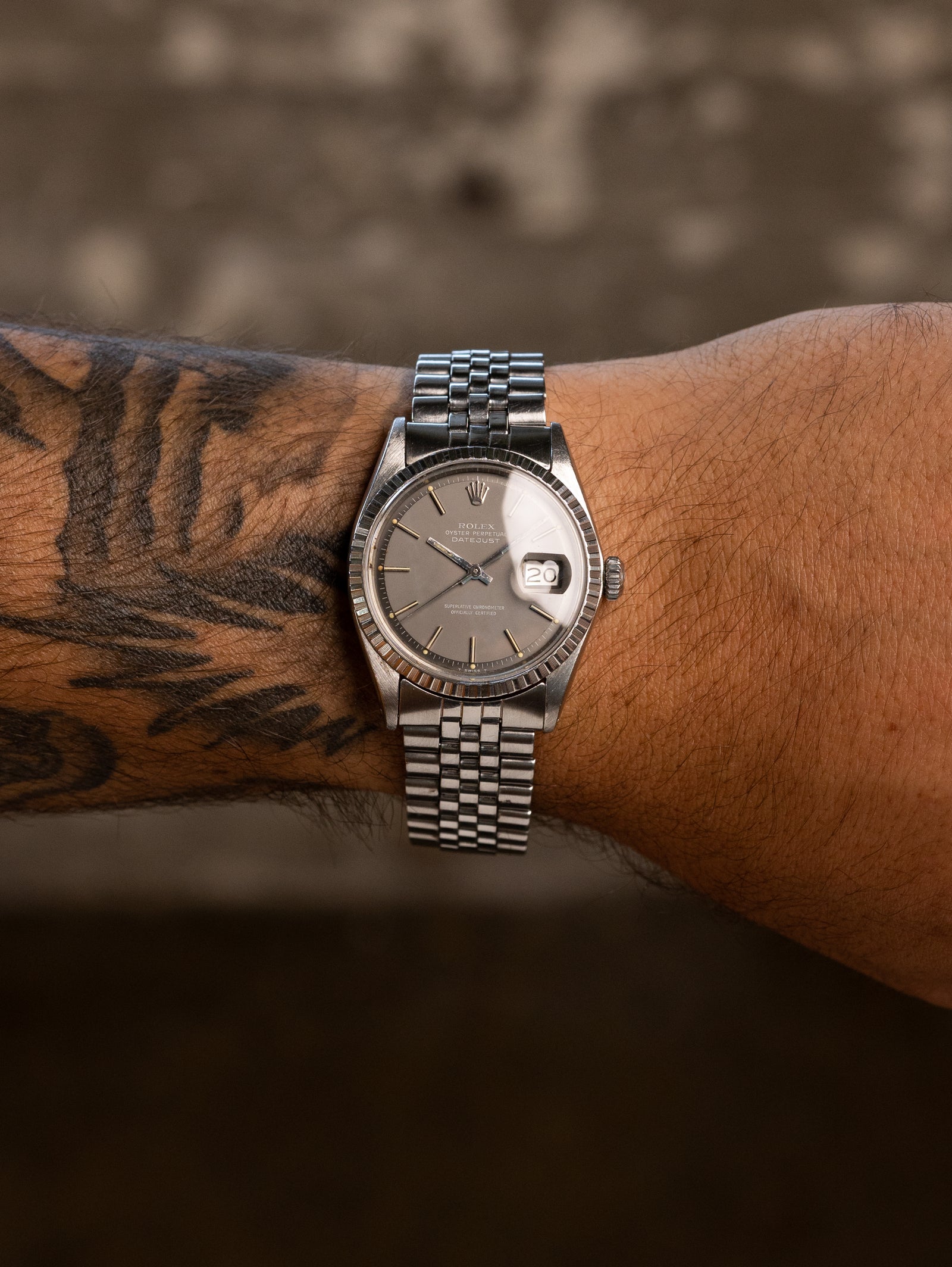 Rolex Datejust Ref. 1603 - Satin Grey Dial