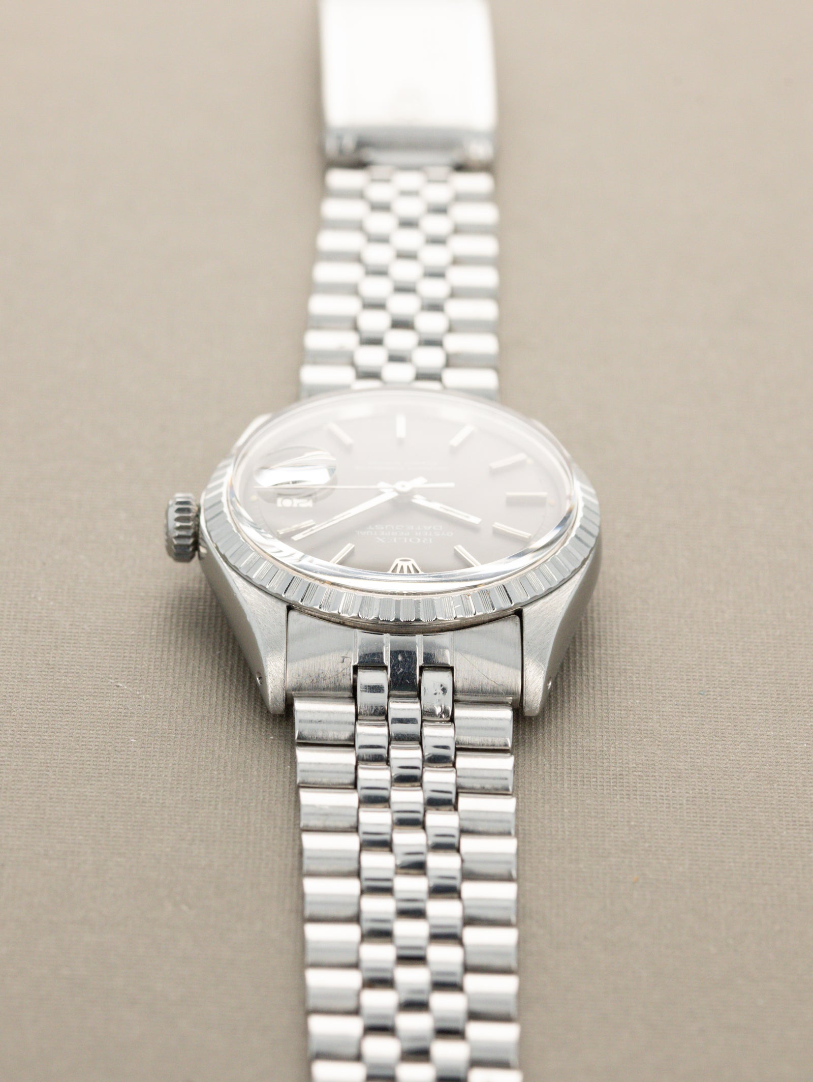 Rolex Datejust Ref. 1603 - Satin Grey Dial