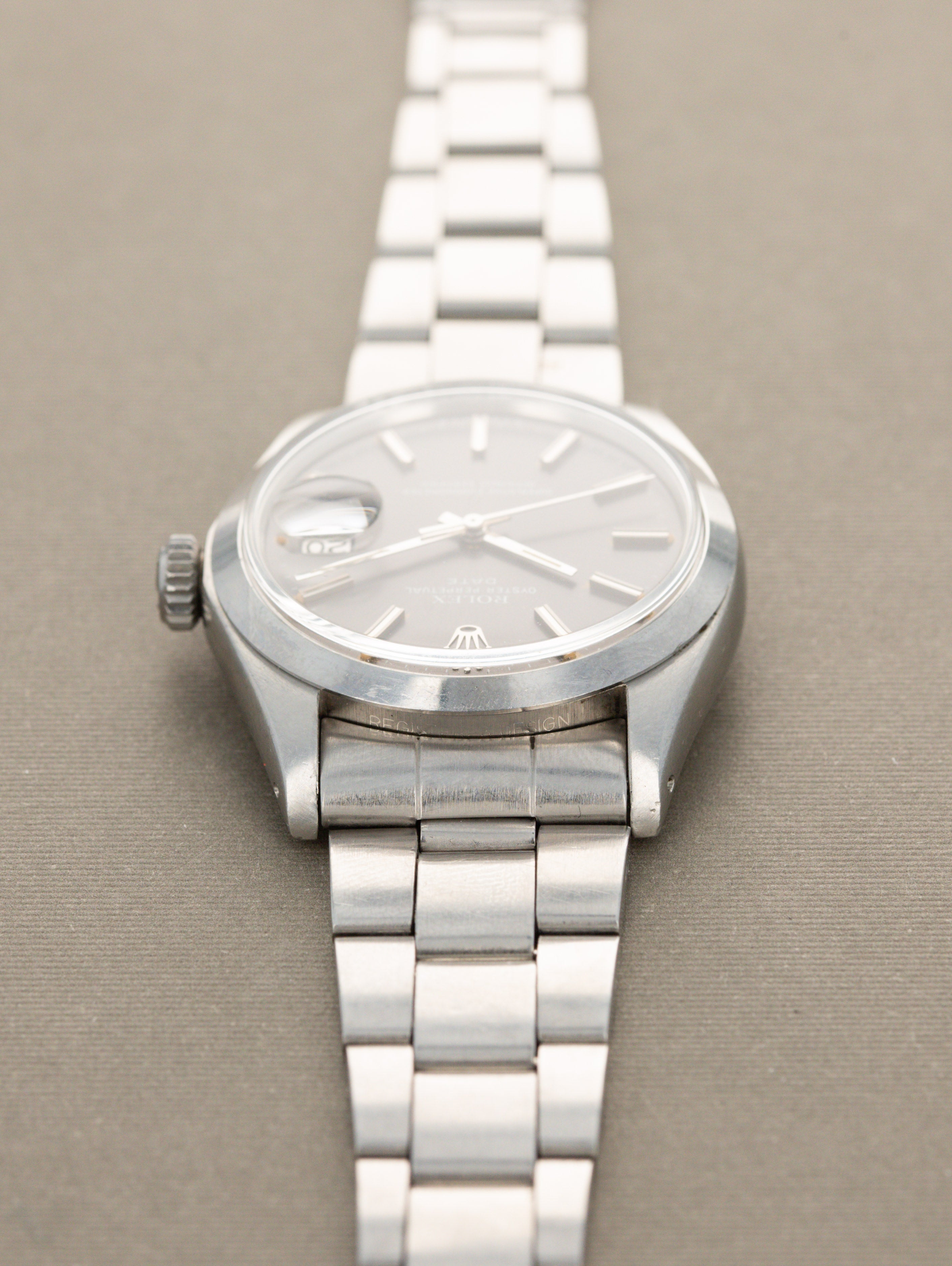 Rolex Oyster Perpetual Date Ref. 1500 - Satin Grey 'Sigma' Dial