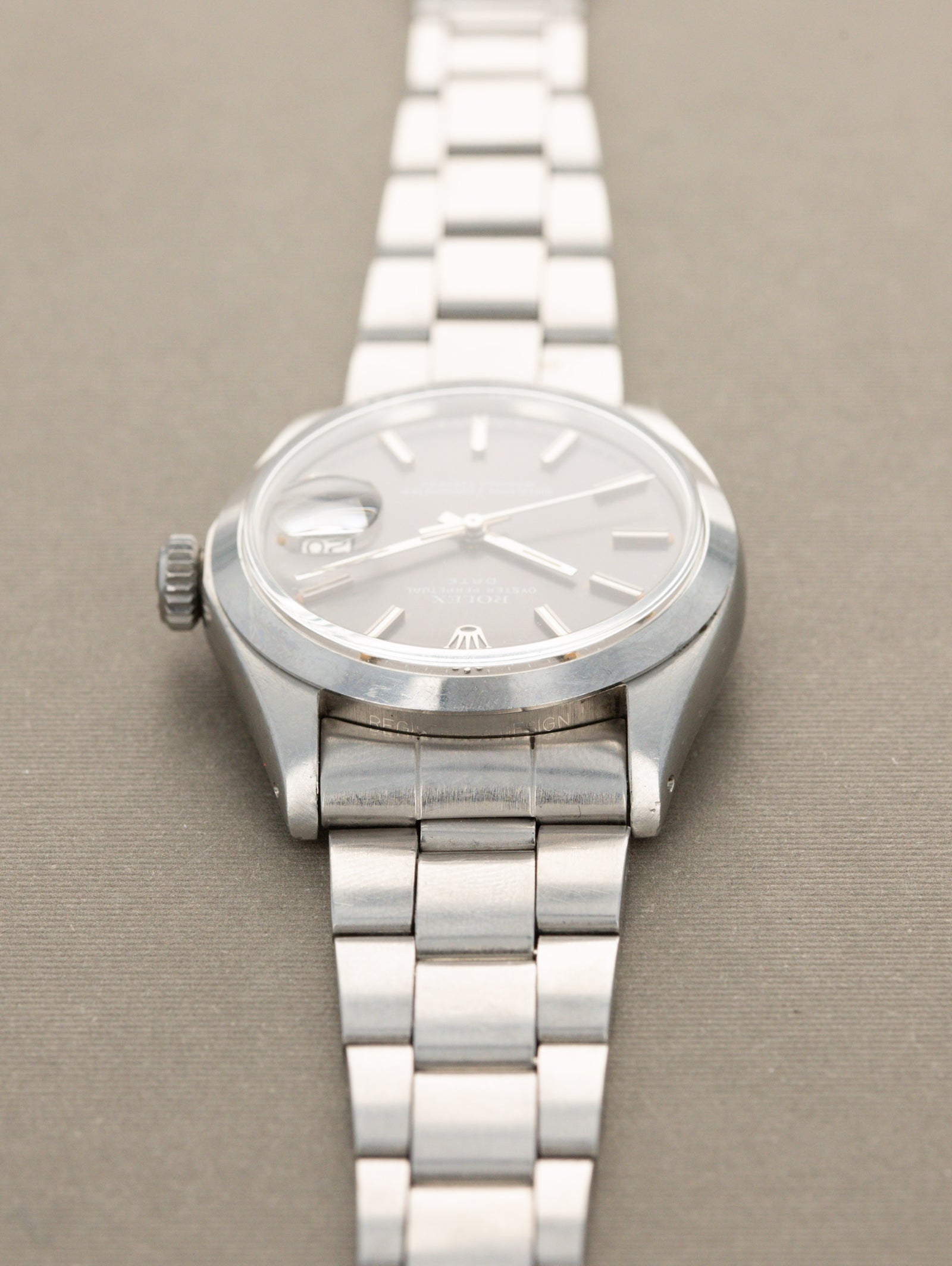 Rolex Oyster Perpetual Date Ref. 1500 - Satin Grey 'Sigma' Dial