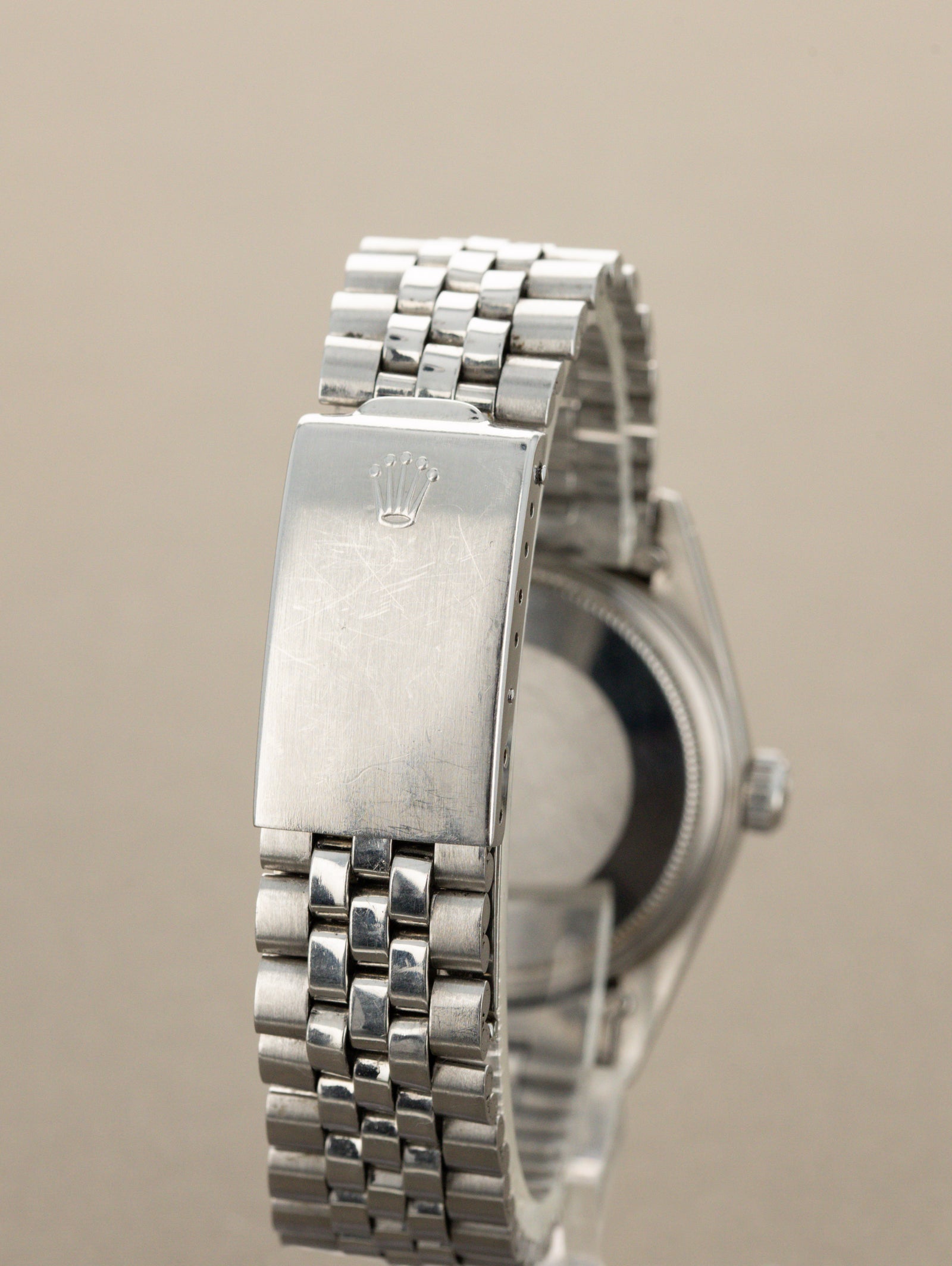 Rolex Datejust Ref. 1601 - Sunburst Grey White 'Vanishing' Text Unpolished W/ Service Papers