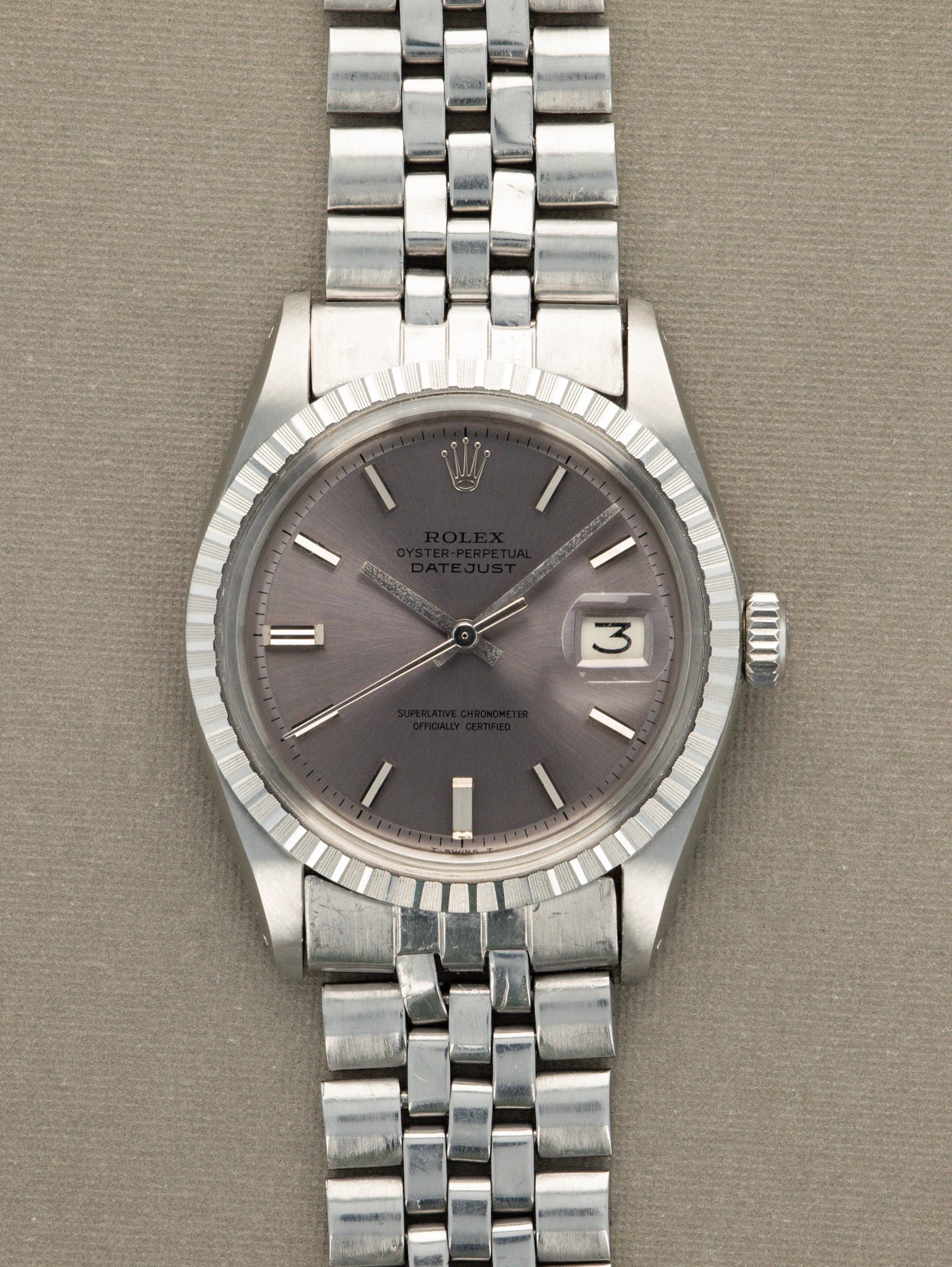 Rolex Datejust Ref. 1603 - Non-Luminous 'Lavender' Dial