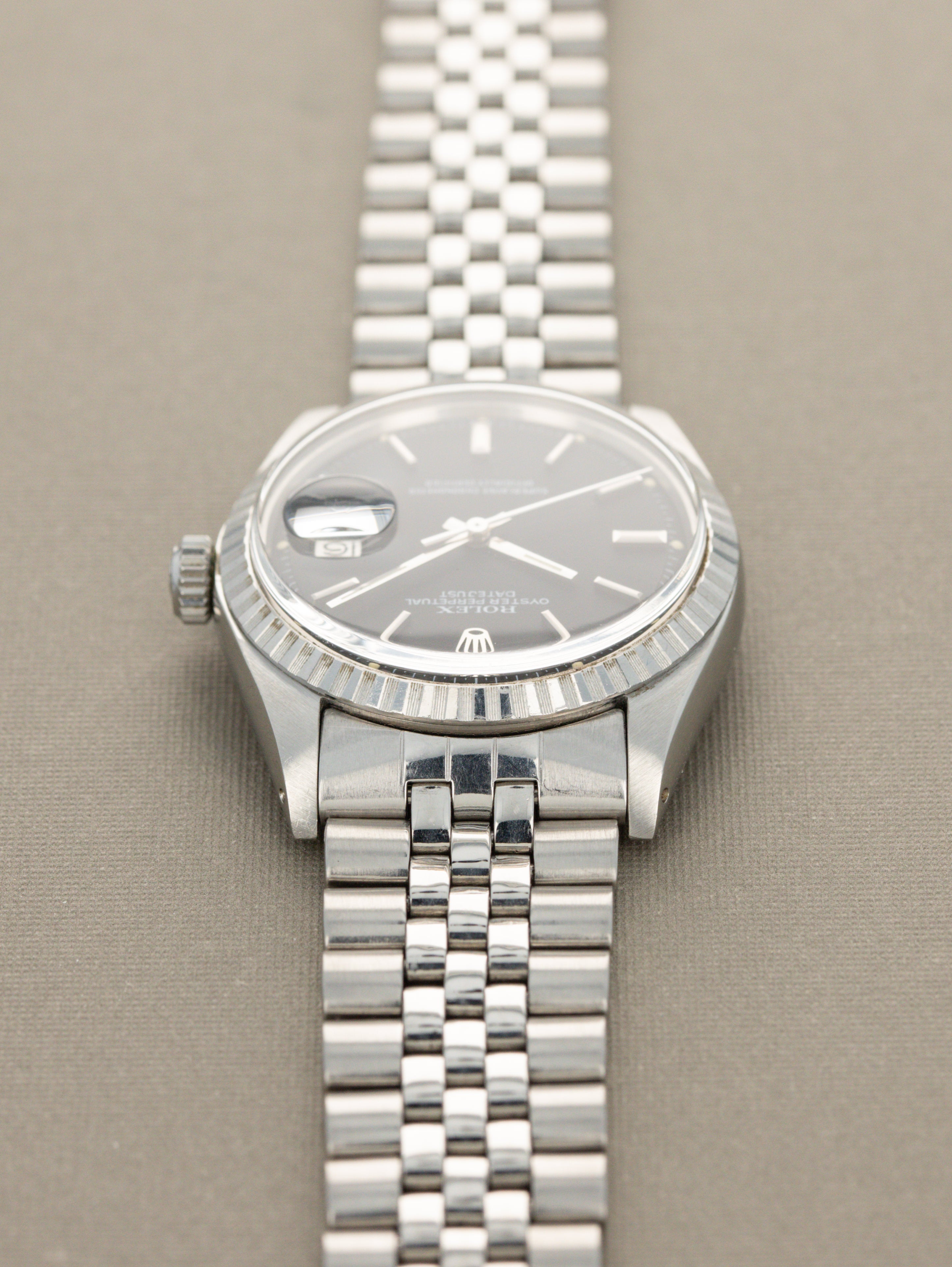 Rolex Datejust Ref. 1603 - Matte Black 'Sigma' Dial