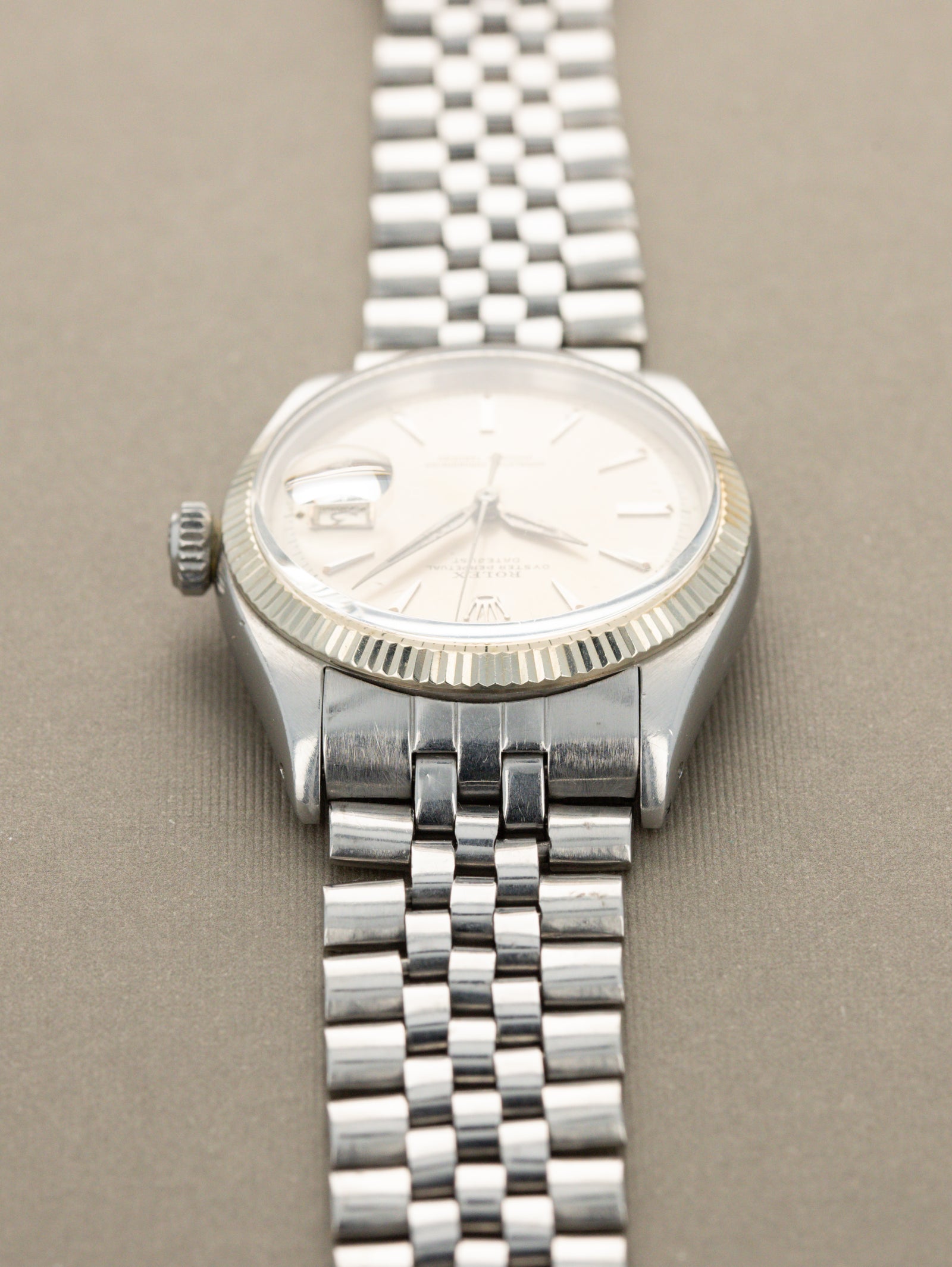 Rolex Datejust Ref. 6605 - Sunburst Silver Dial