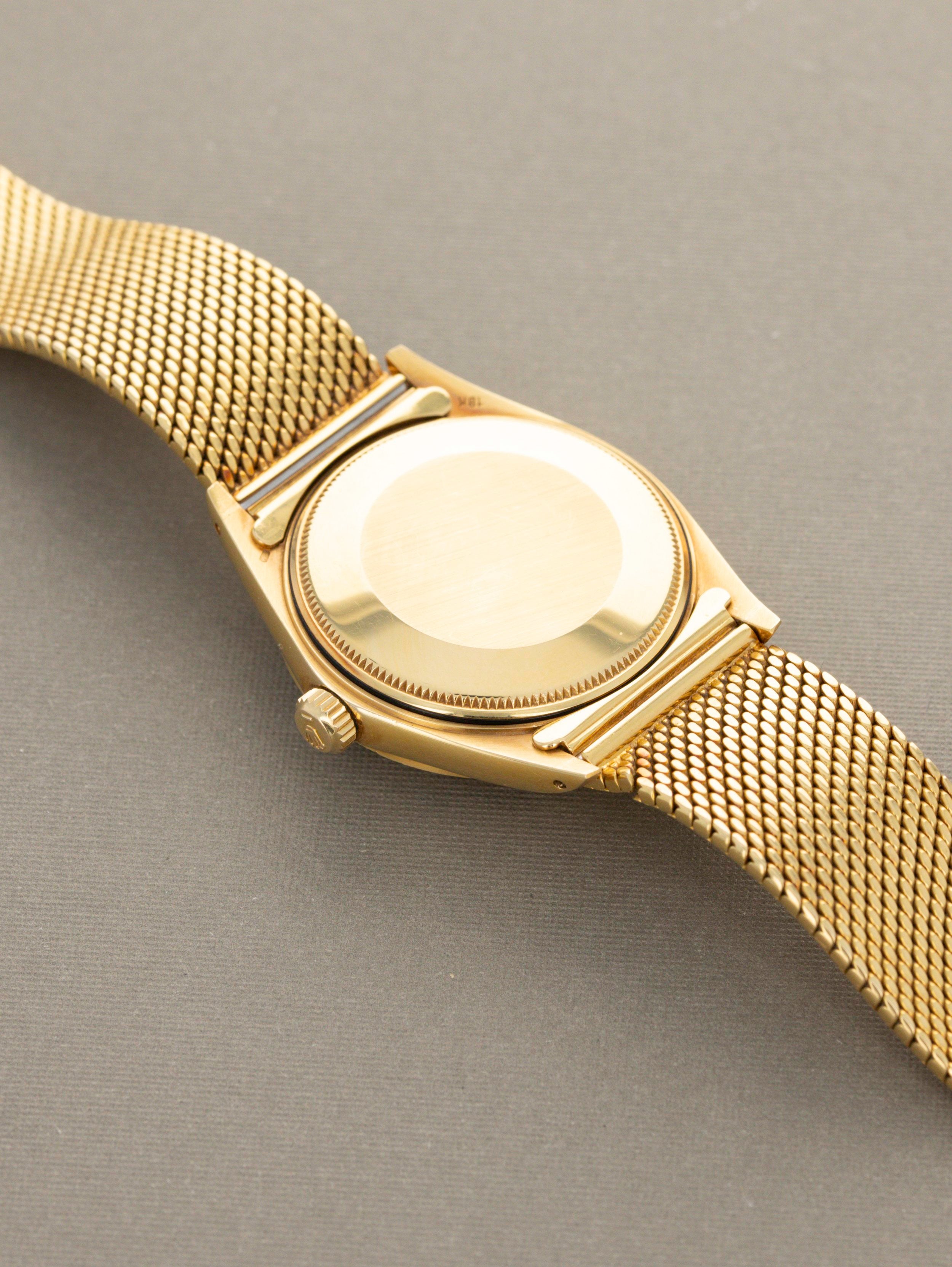 Rolex Date Ref. 1511 18k Mesh