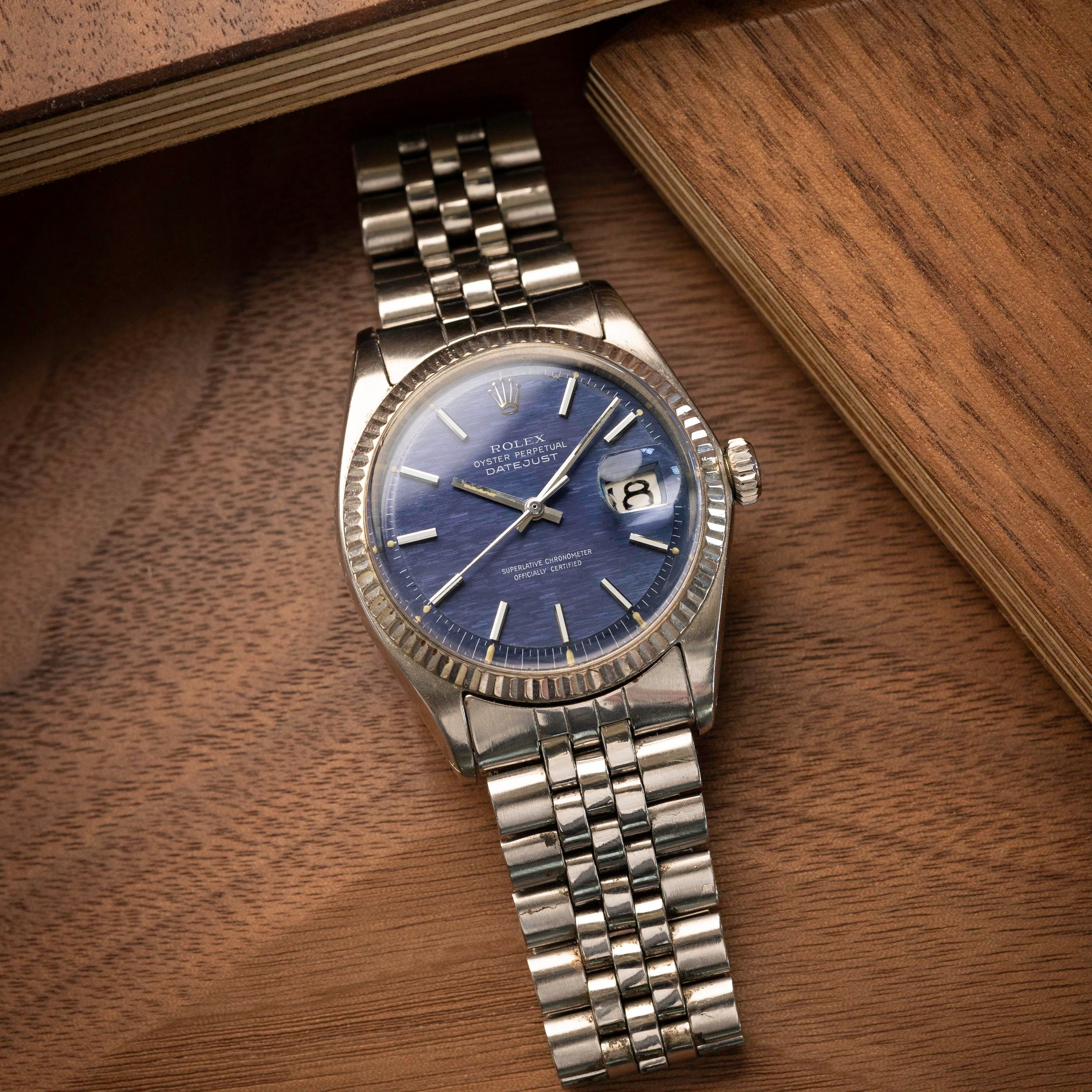 Rolex Datejust Ref. 1601 Blue Mosaic