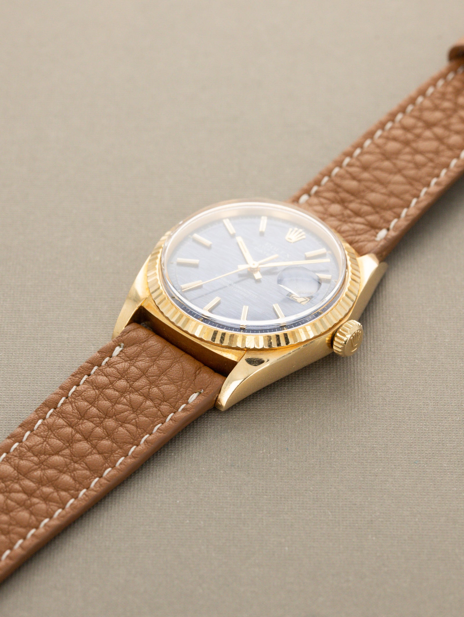 Rolex Datejust Ref. 1601/8 - Blue 'Mosaic' Dial Unpolished