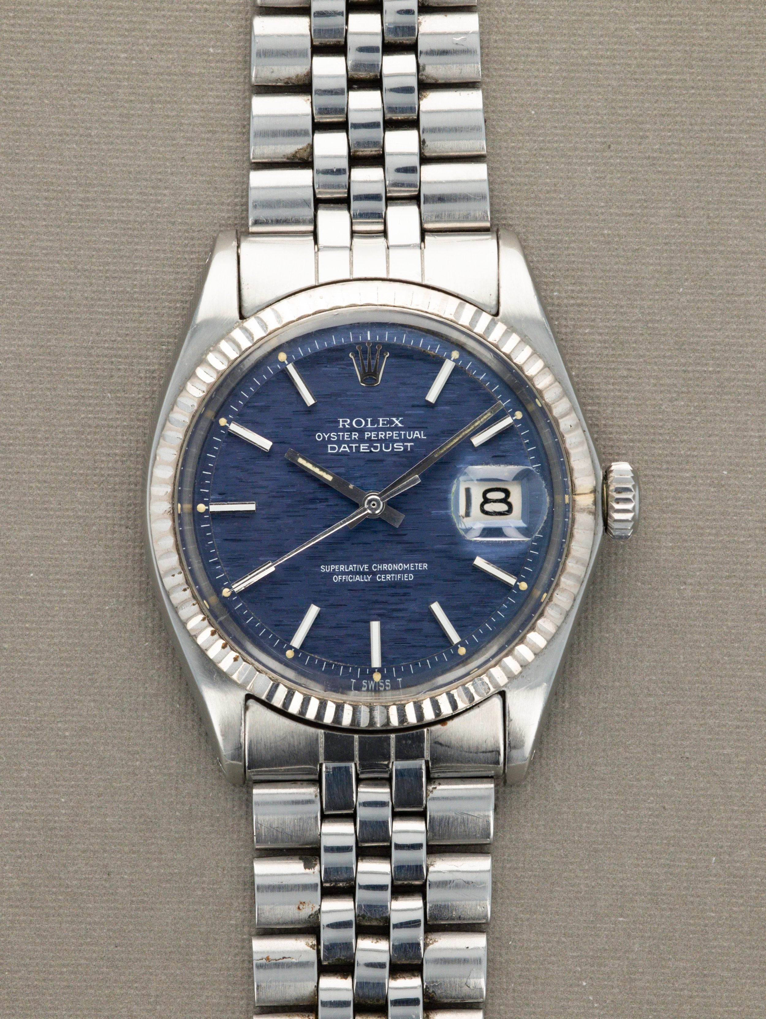Rolex Datejust Ref. 1601 Blue Mosaic