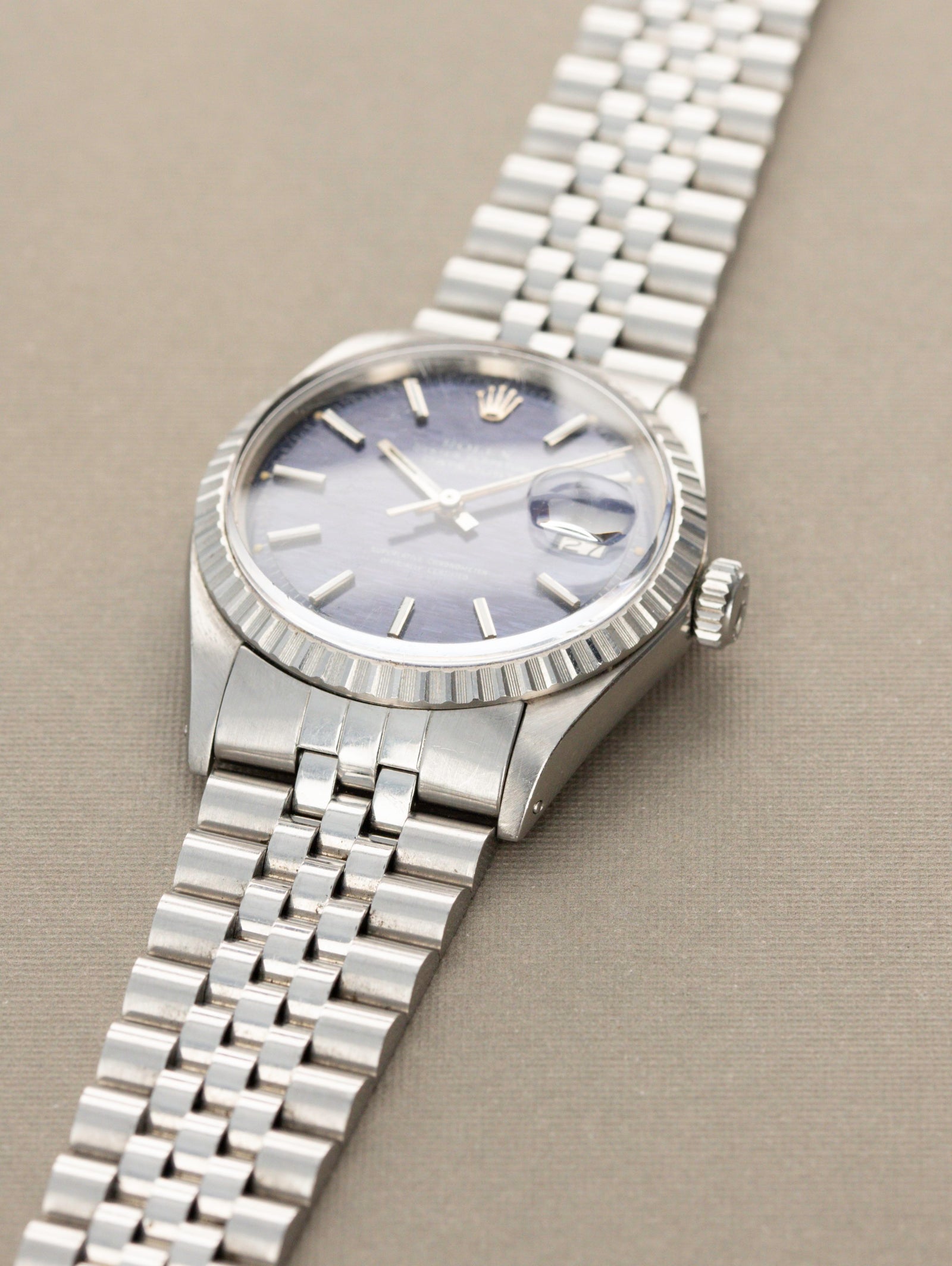 Rolex Datejust Ref 1603 - Blue Mosaic Dial