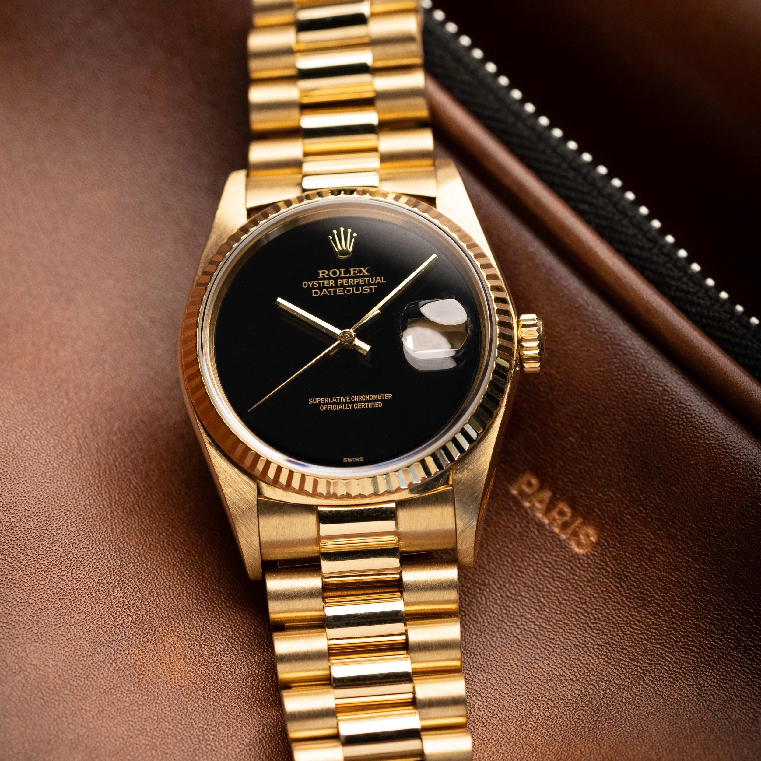 Rolex Datejust Ref. 16018 Onyx